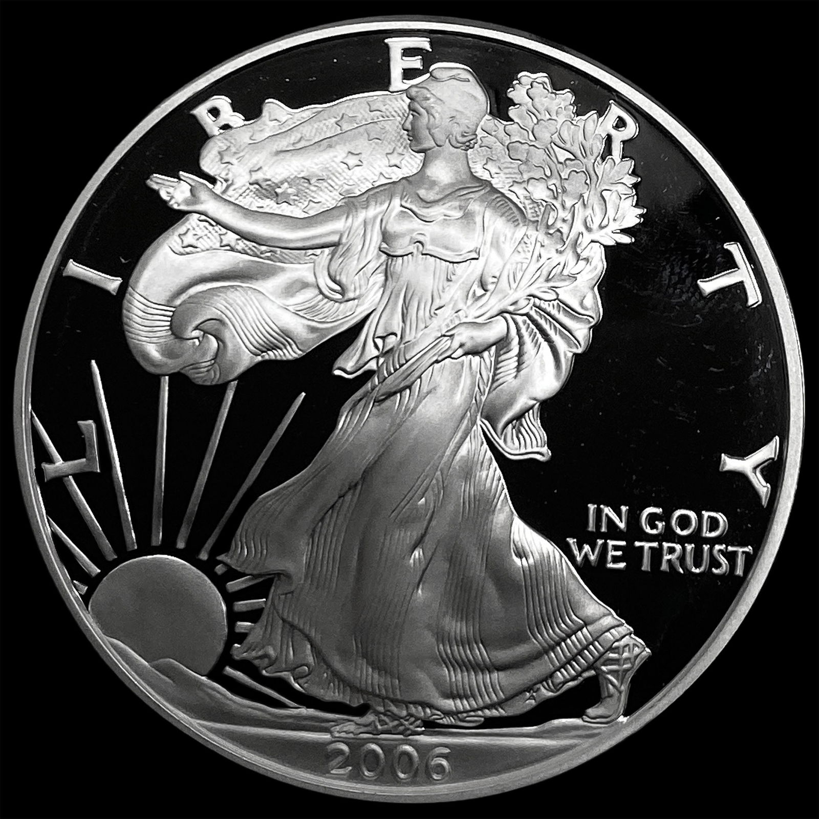 2006-W Silver 1 oz American Eagle Proof GEM PROOF (1 of 2)
