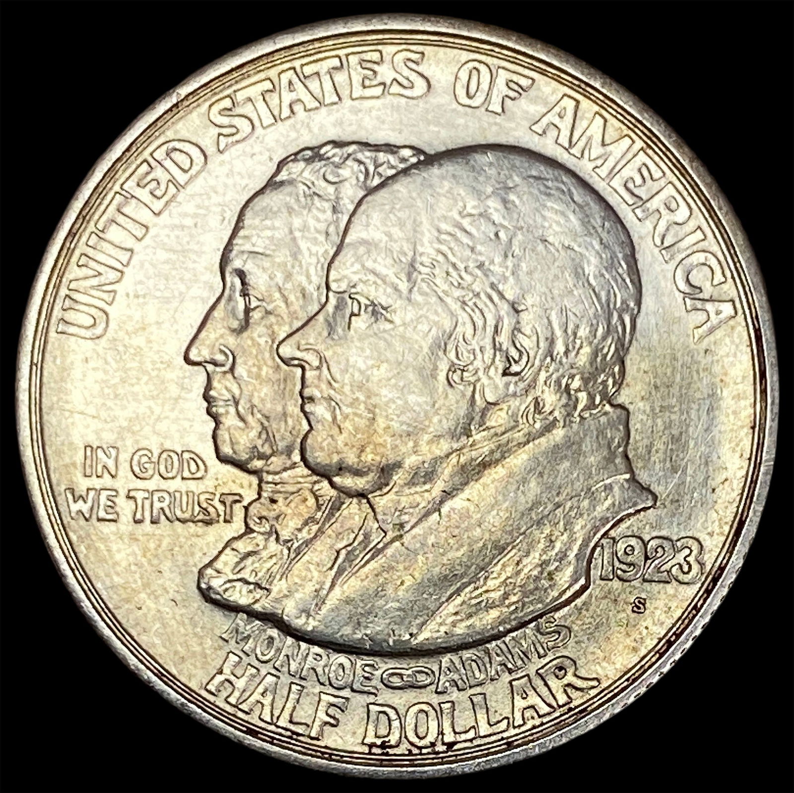 1923-S Monroe Doctrine Centennial Half Dollar CLOSELY UNCIRCULATED (1 of 2)
