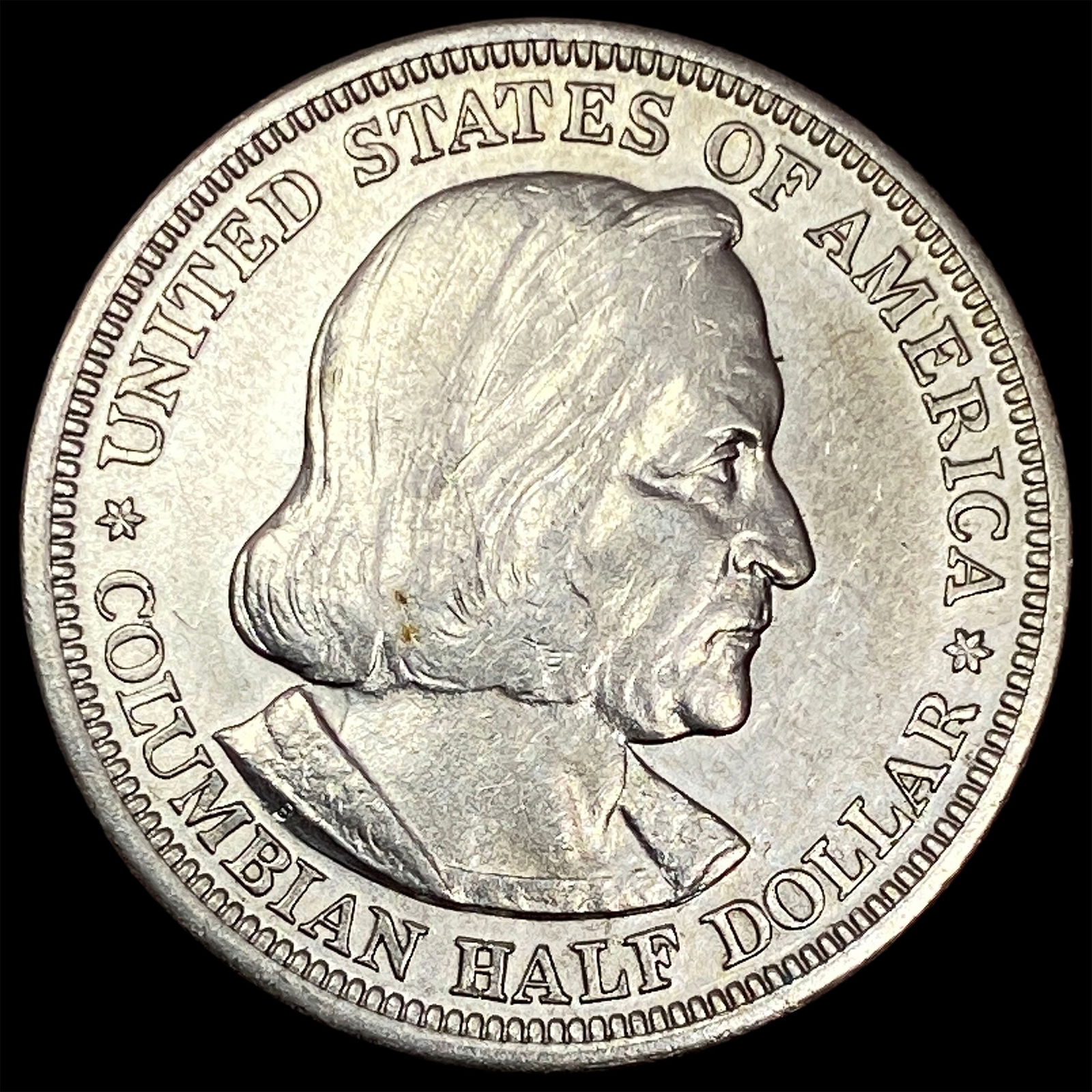1893 Silver Columbian Half Dollar CHOICE AU (1 of 2)