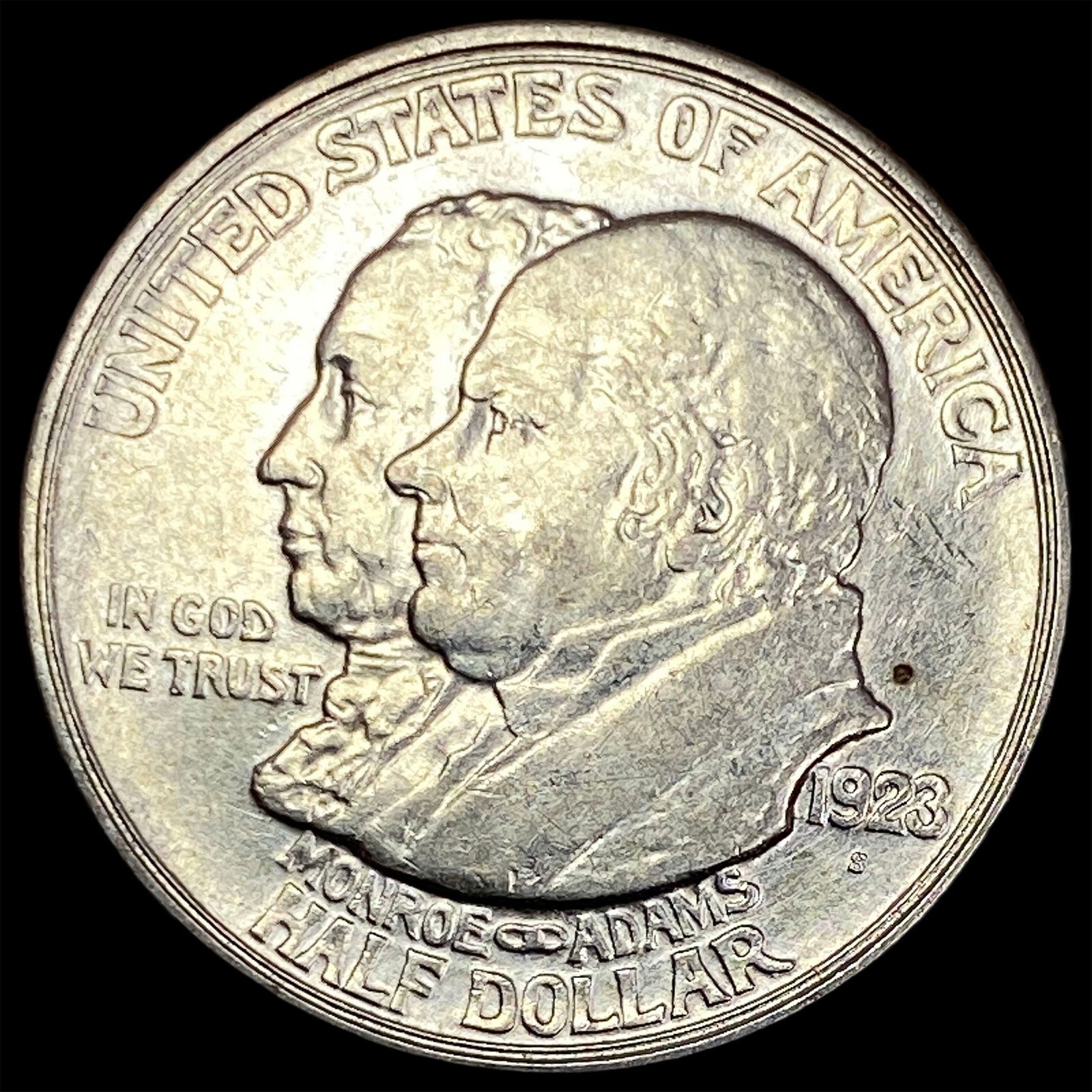 1923-S Silver Monroe Doctrine Centennial Half Dollar CLOSELY UNCIRCULATED (1 of 2)