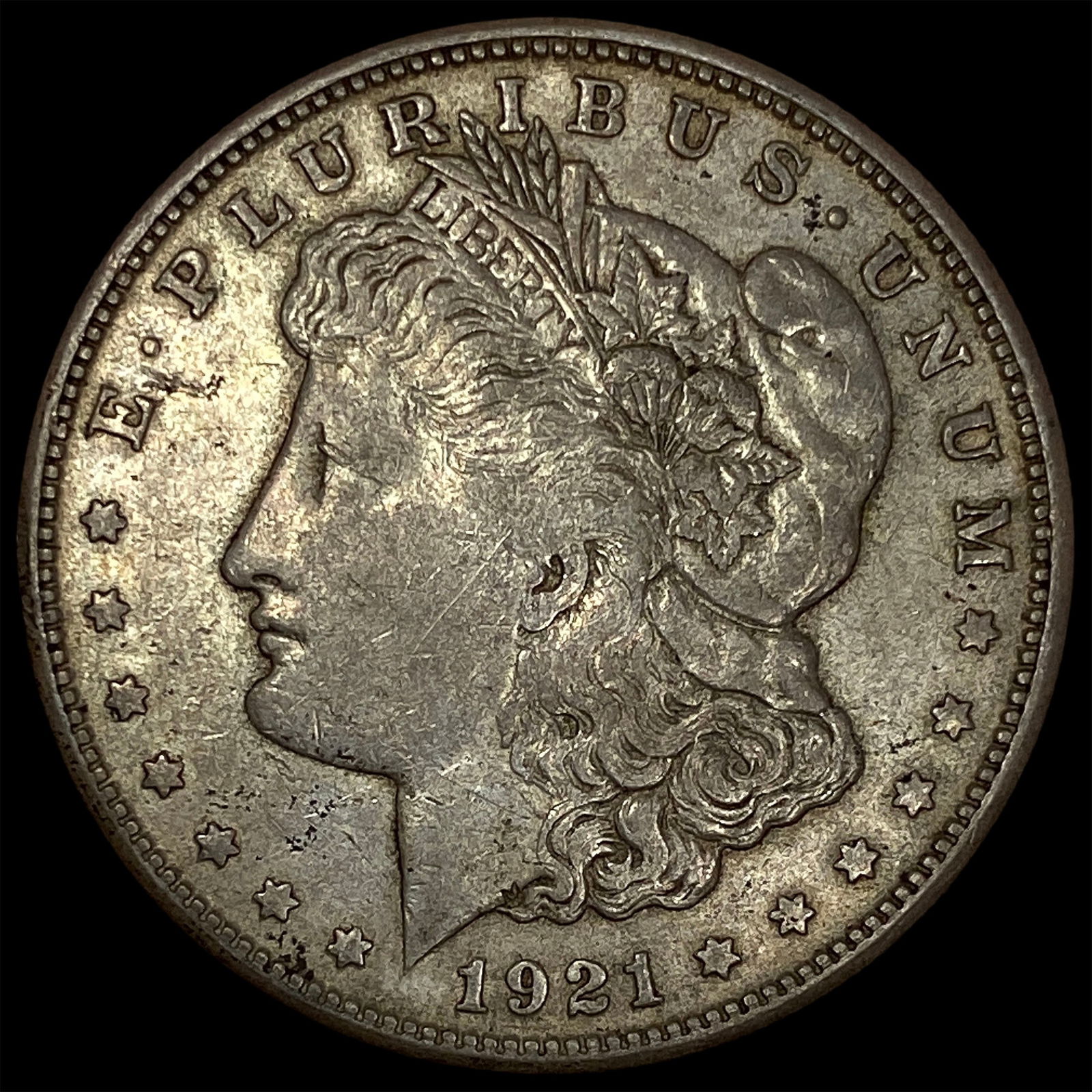 1921-S Silver Morgan Dollar NEARLY UNCIRCULATED (1 of 2)
