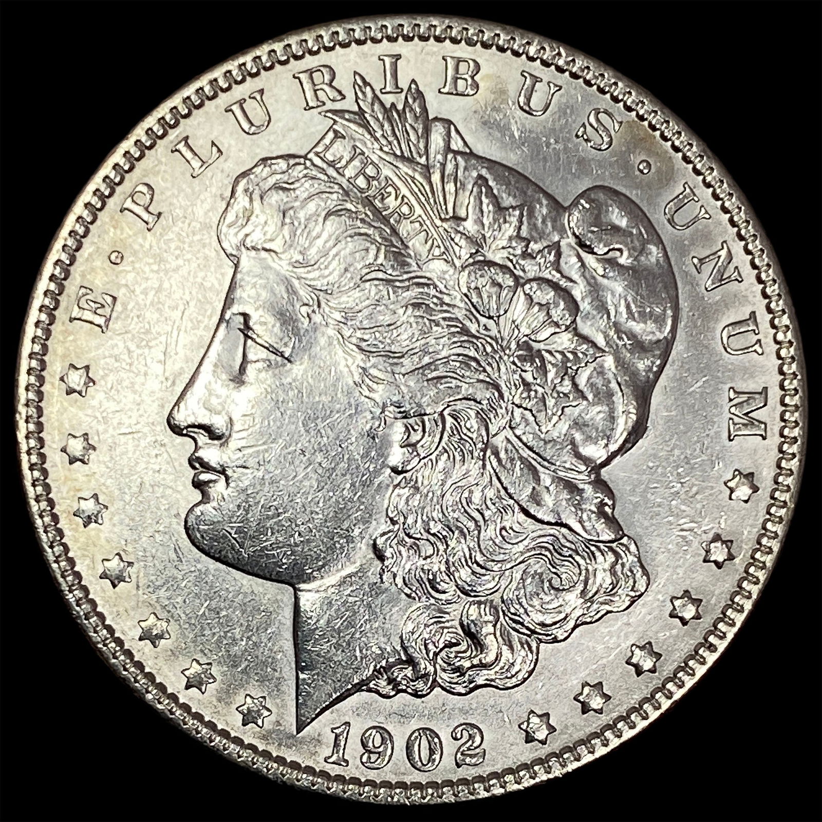 1902 Morgan Silver Dollar CLOSELY UNCIRCULATED (1 of 2)