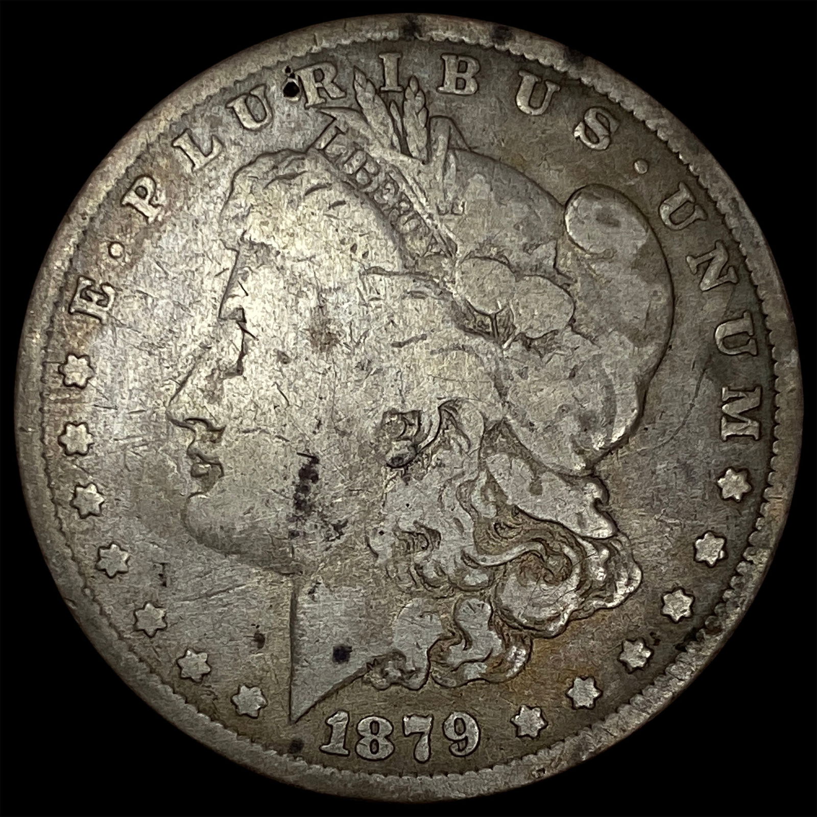 1879 Silver Morgan Dollar NEARLY UNCIRCULATED: 1879 Silver Morgan Dollar NEARLY UNCIRCULATED