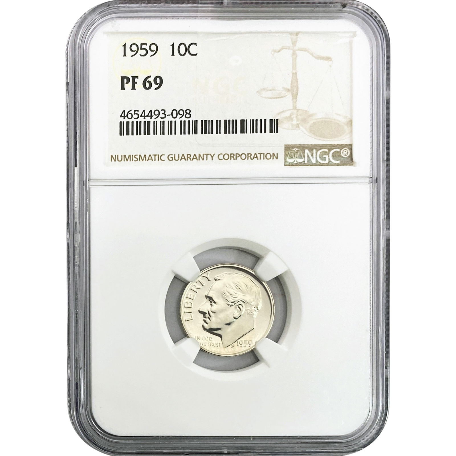 1959 Roosevelt Dime NGC PF69 (1 of 2)