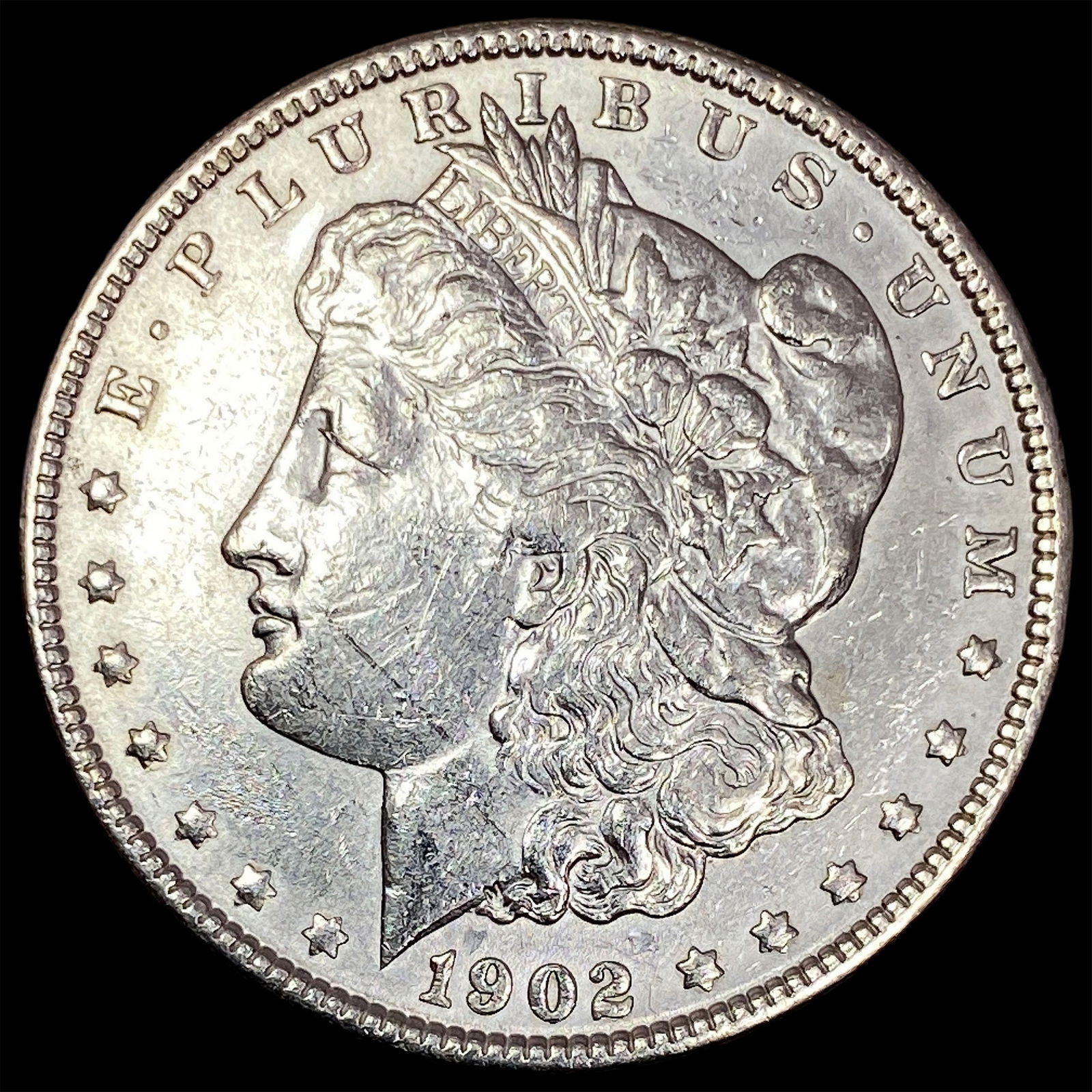 1902 Morgan Silver Dollar CLOSELY UNCIRCULATED (1 of 2)