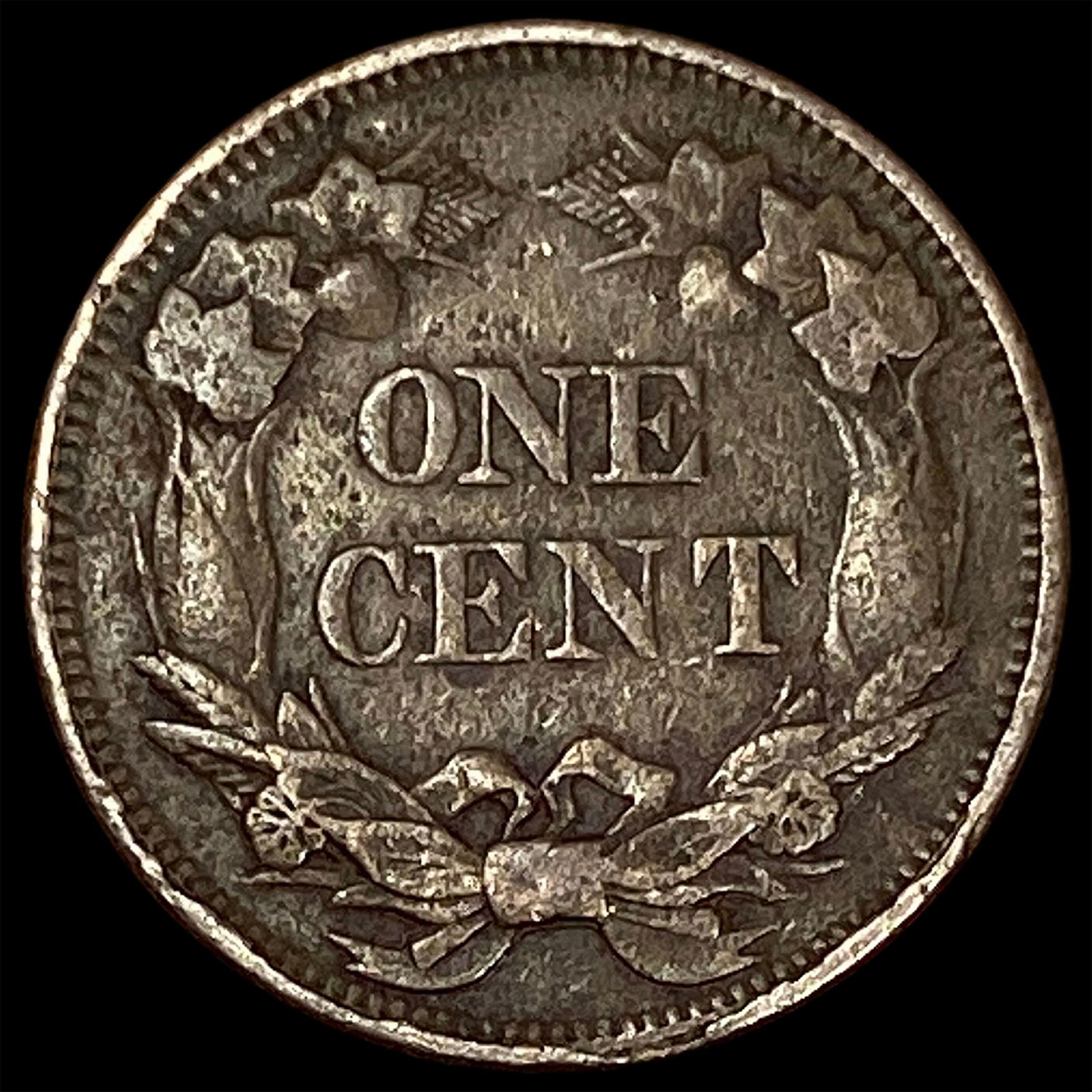 1858 Copper-Nickel Flying Eagle Cent ABOUT UNCIRCULATED - 2