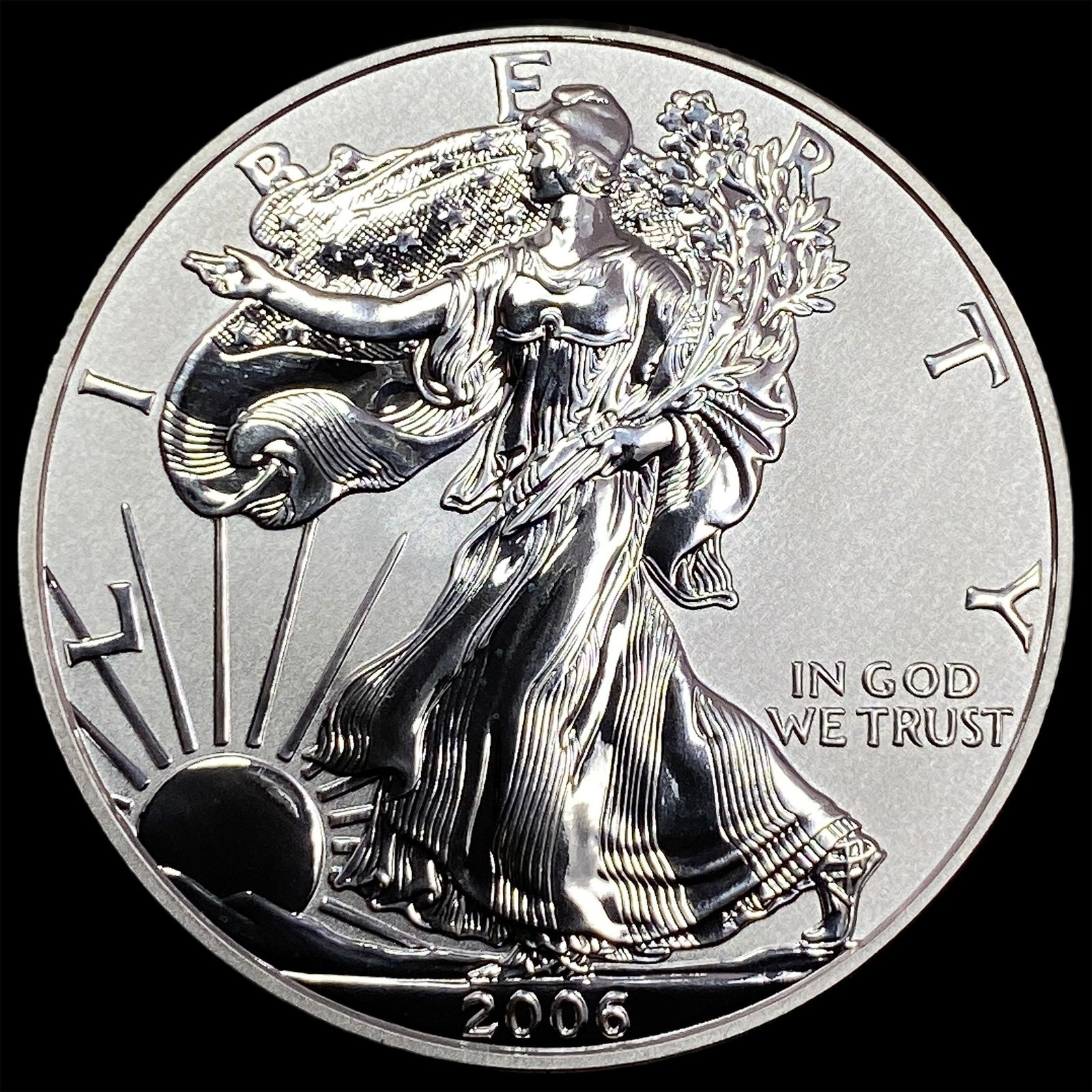 2006-P Silver American Eagle $1 GEM PROOF (1 of 2)