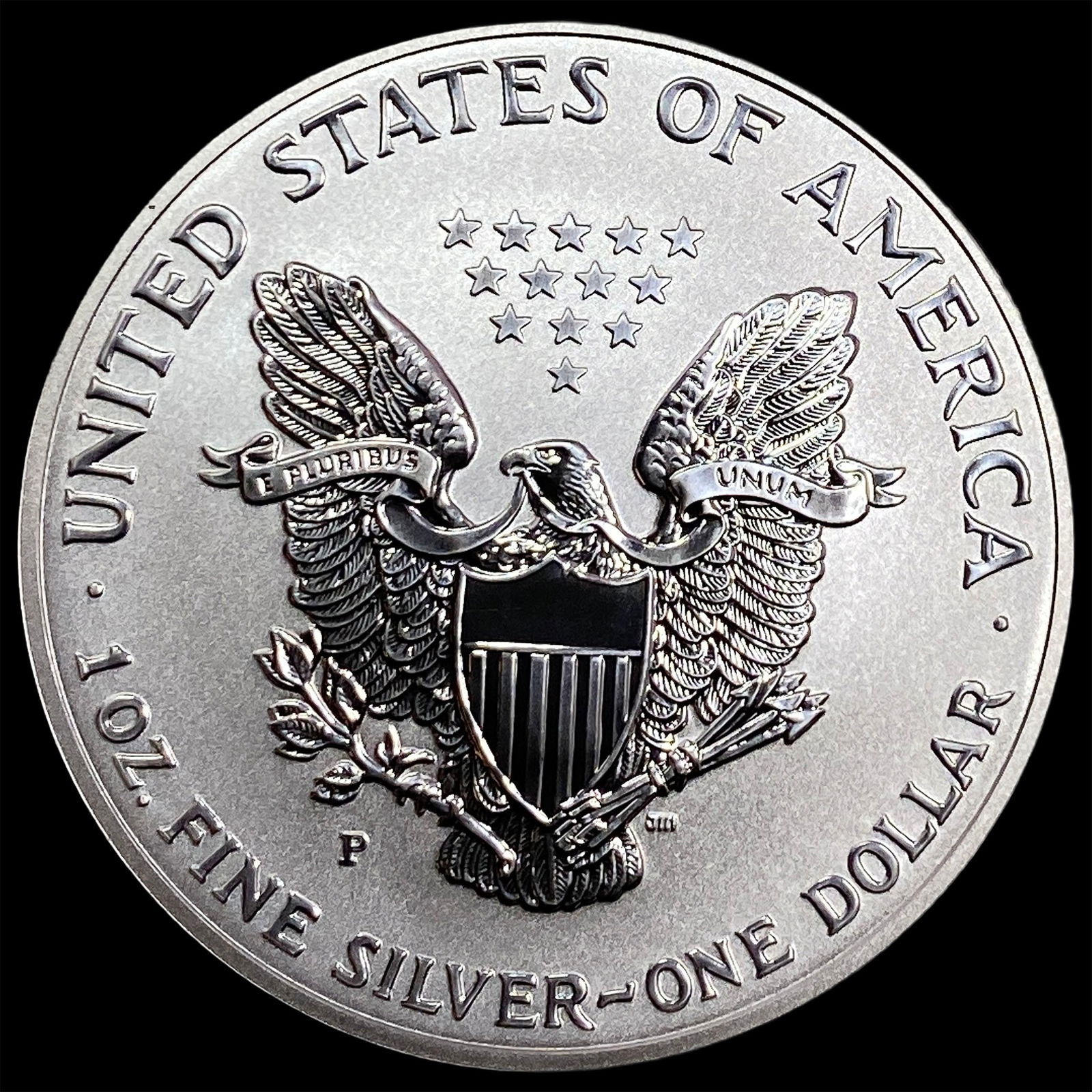 2006-P Silver American Eagle Reverse Proof $1 GEM PROOF - 2