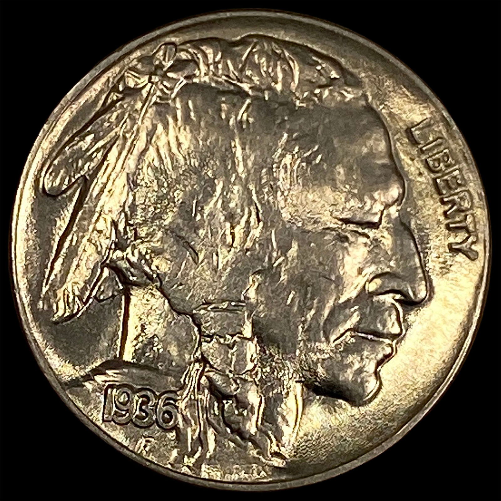 1936 Buffalo Nickel UNCIRCULATED (1 of 2)