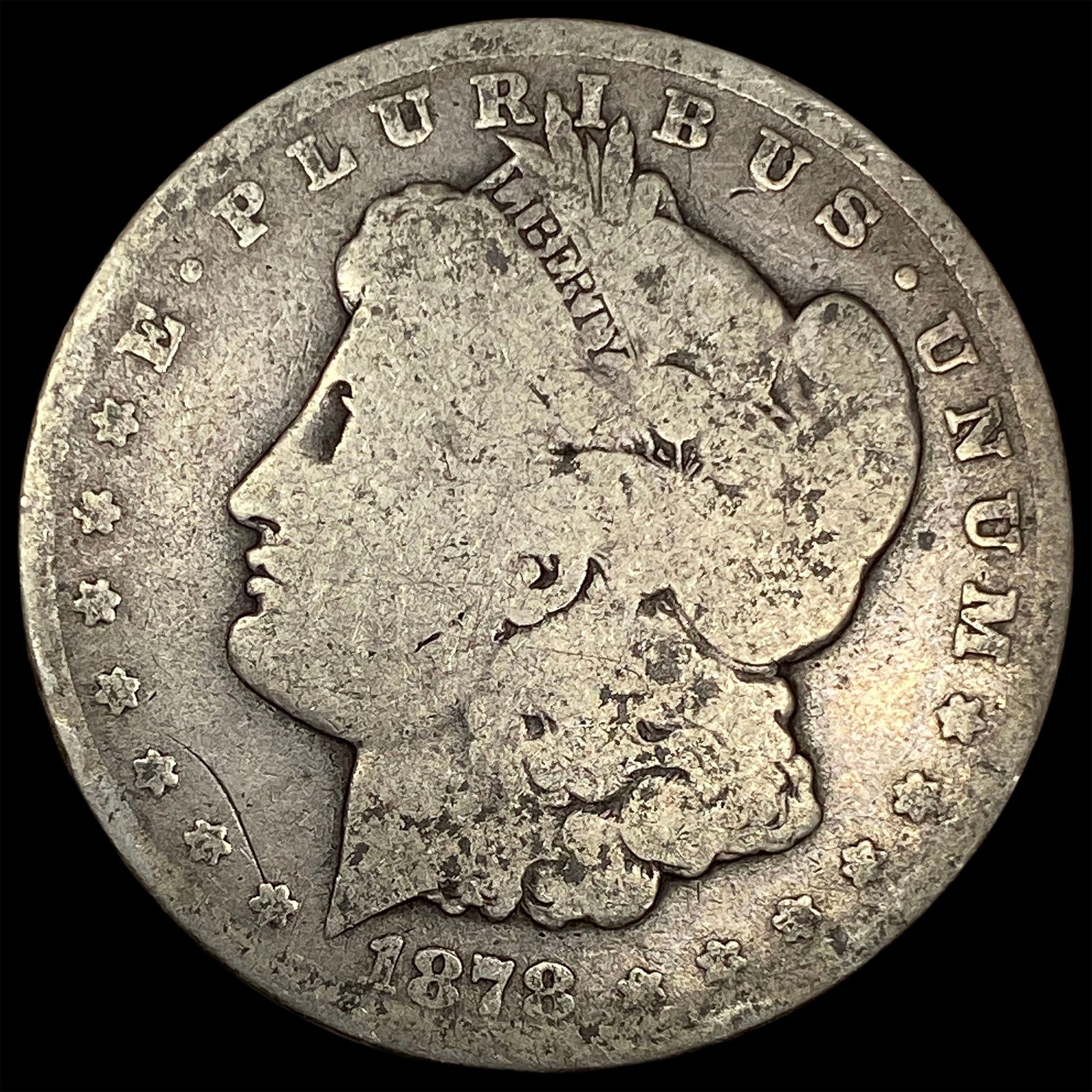 1878-S Silver Morgan Dollar NICELY CIRCULATED: 1878-S Silver Morgan Dollar NICELY CIRCULATED