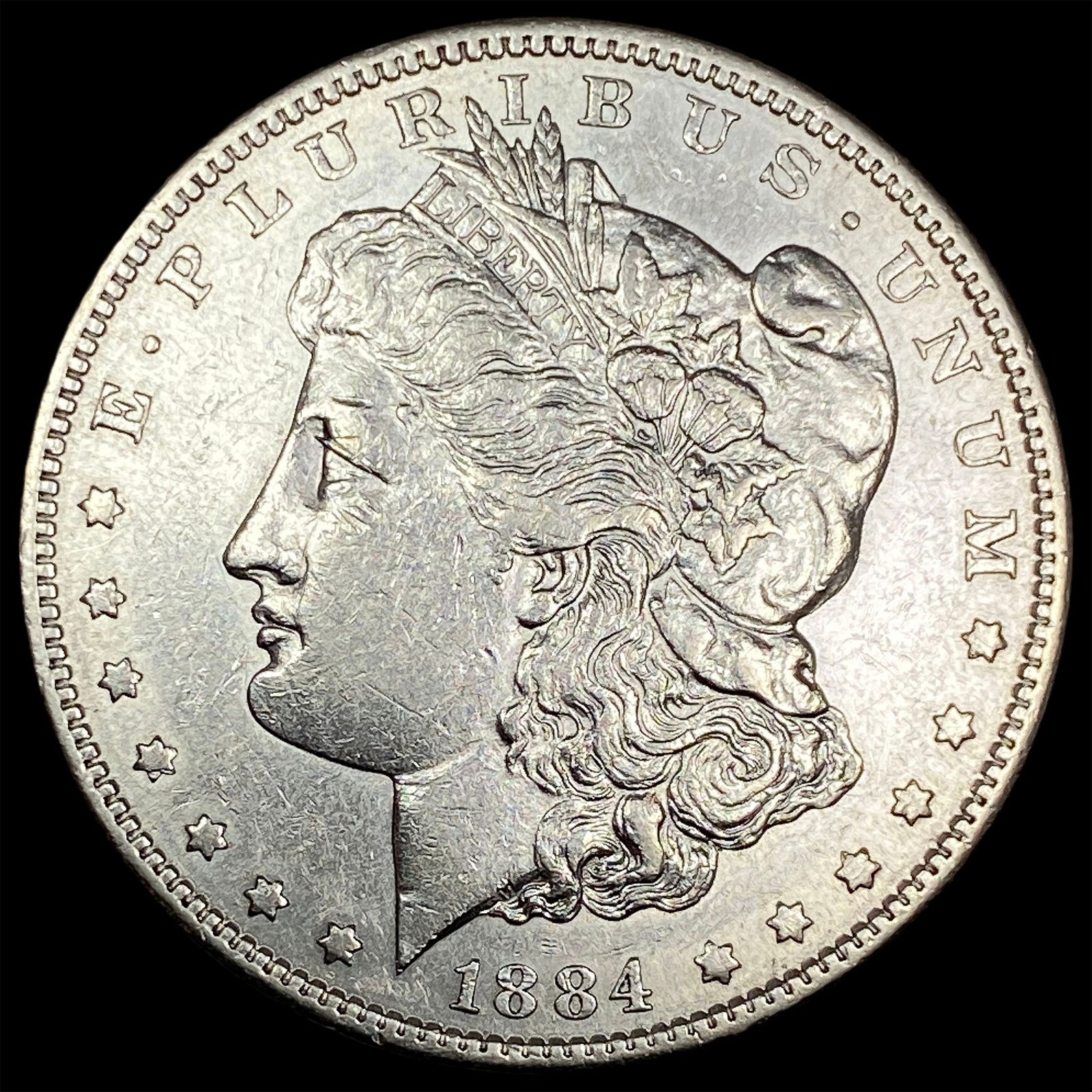 1884-S Silver Morgan Dollar CLOSELY UNCIRCULATED: 1884-S Silver Morgan Dollar CLOSELY UNCIRCULATED