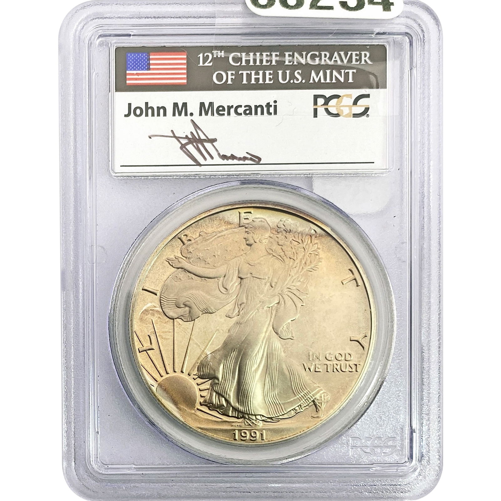 1991-S Silver Eagle PCGS PR69 DCAM (1 of 2)