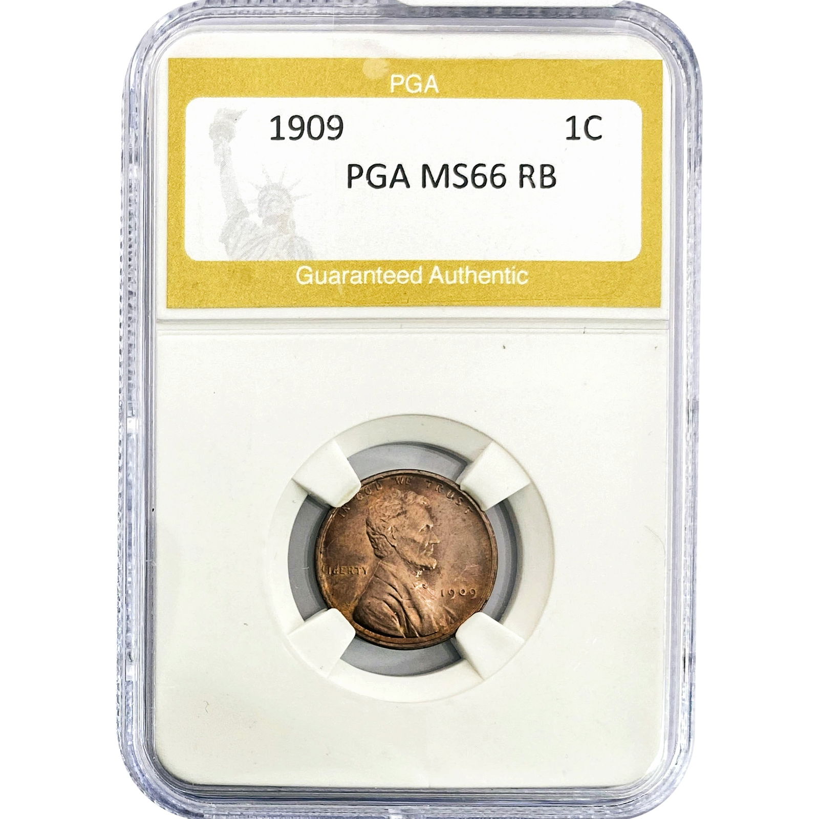 1909 Wheat Cent PGA MS66 RB (1 of 2)