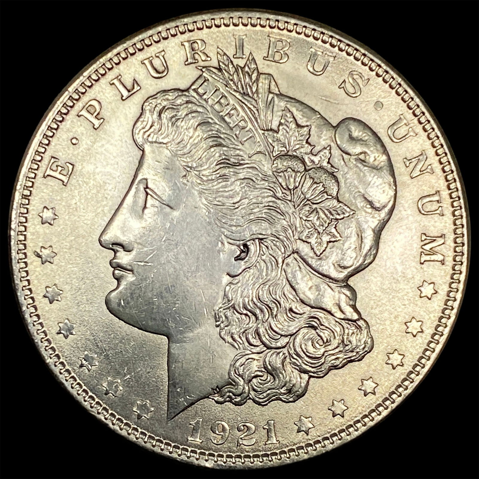 1921 Silver Morgan Dollar CLOSELY UNCIRCULATED (1 of 2)