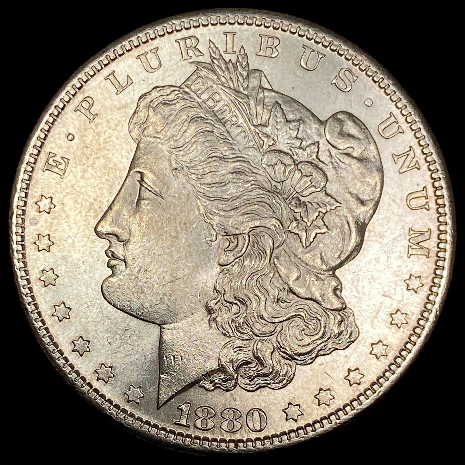 1880-S Silver Morgan Dollar CLOSELY UNCIRCULATED: 1880-S Silver Morgan Dollar CLOSELY UNCIRCULATED