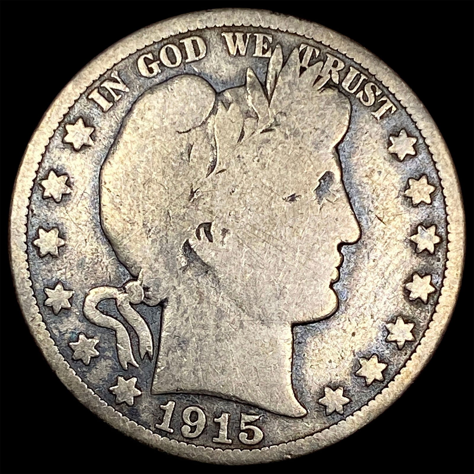 1915 Barber Half Dollar NICELY CIRCULATED (1 of 2)