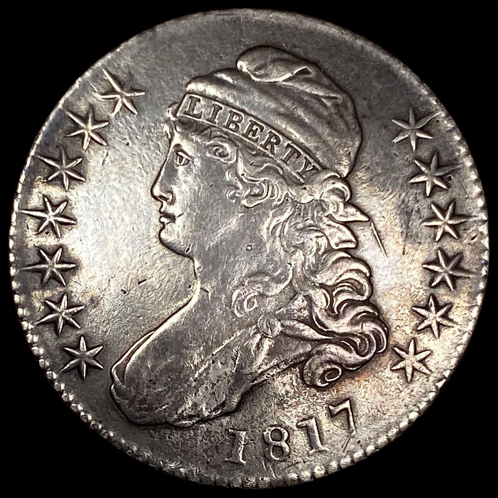 1817 Capped Bust Half Dollar NEARLY UNCIRCULATED (1 of 2)