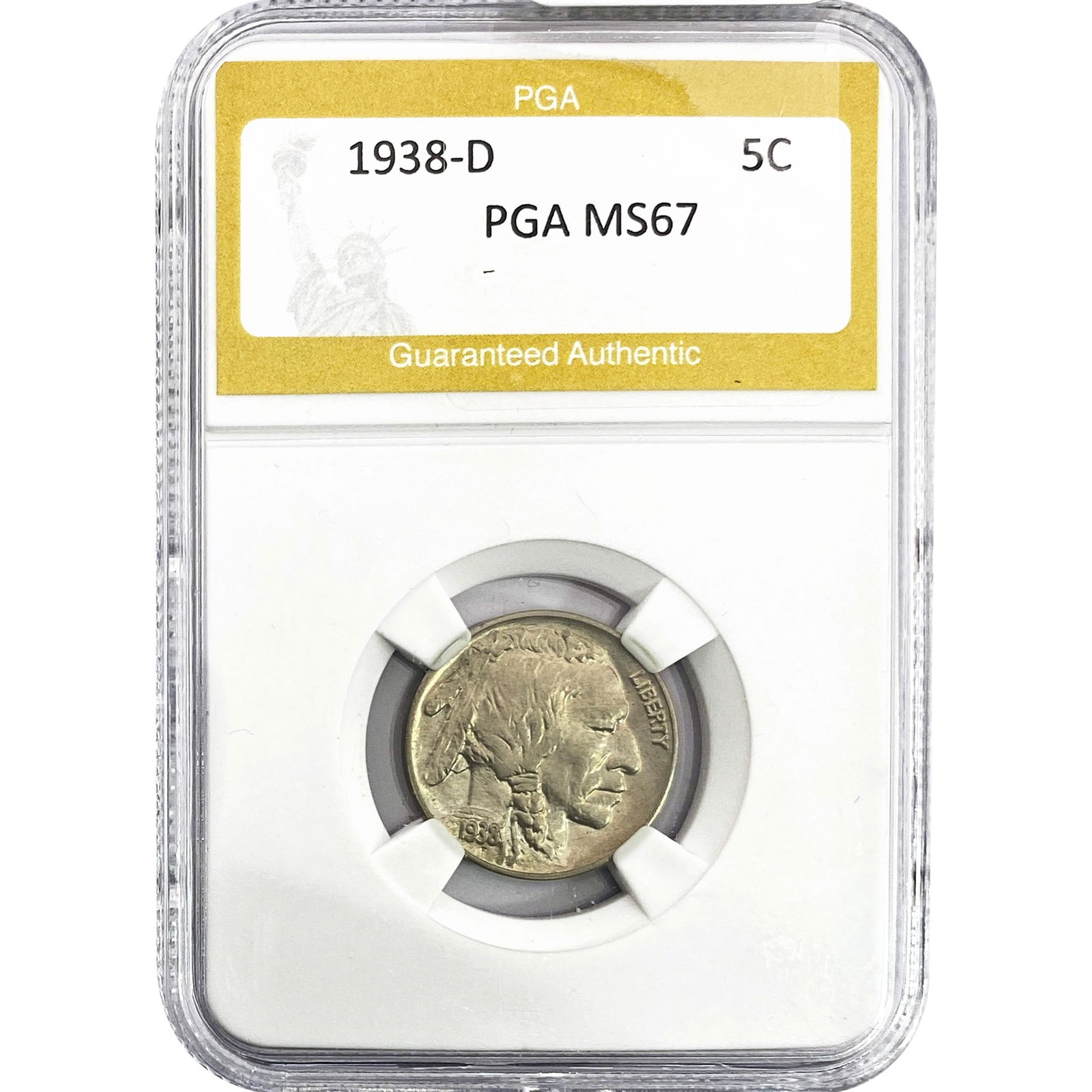 1938-D Buffalo Nickel PGA MS67 (1 of 2)