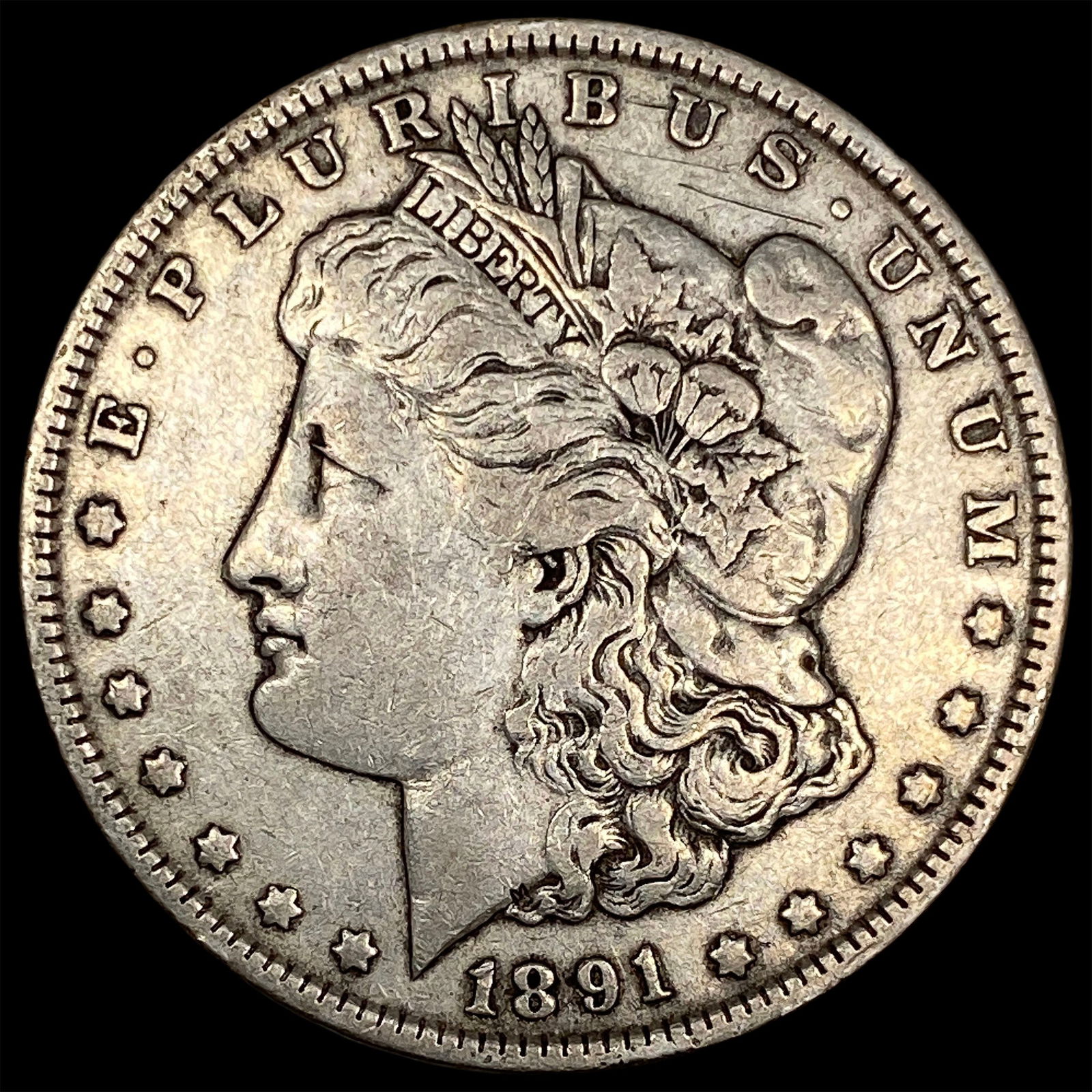 1891-O Silver Morgan Dollar NEARLY UNCIRCULATED: 1891-O Silver Morgan Dollar NEARLY UNCIRCULATED