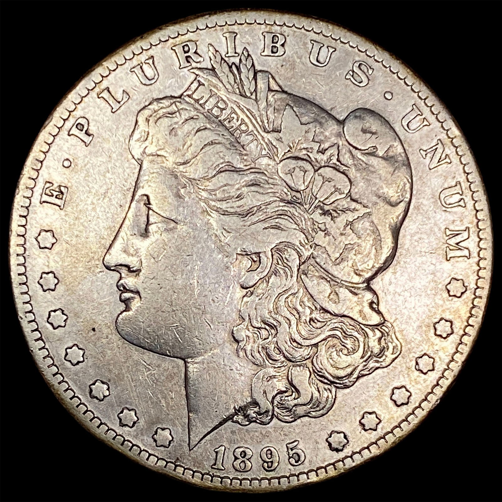 1895-S Silver Morgan Dollar ABOUT UNCIRCULATED: 1895-S Silver Morgan Dollar ABOUT UNCIRCULATED
