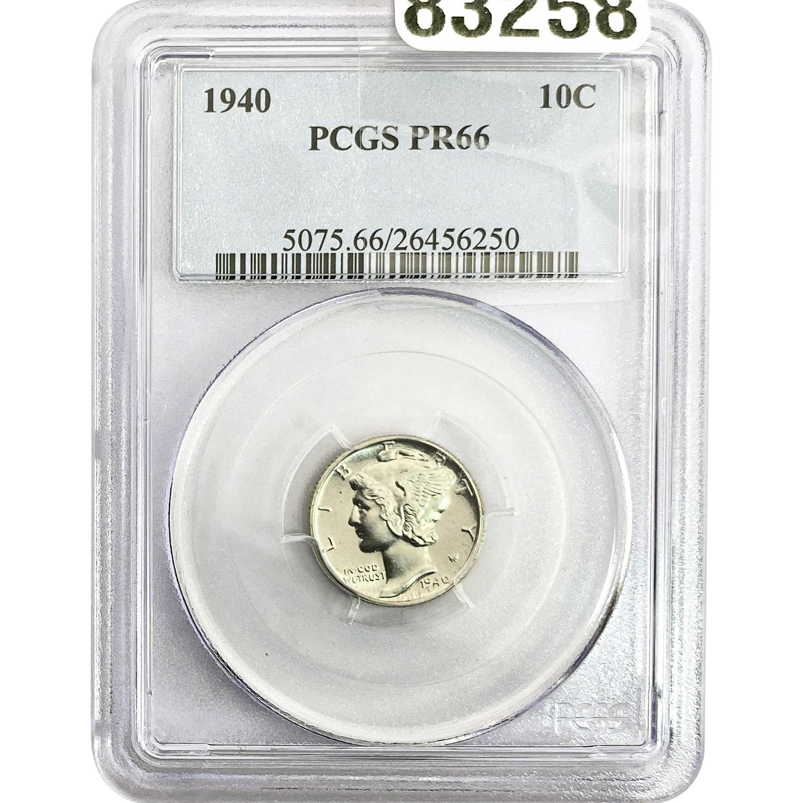 1940 Mercury Silver Dime PCGS PR66 (1 of 2)