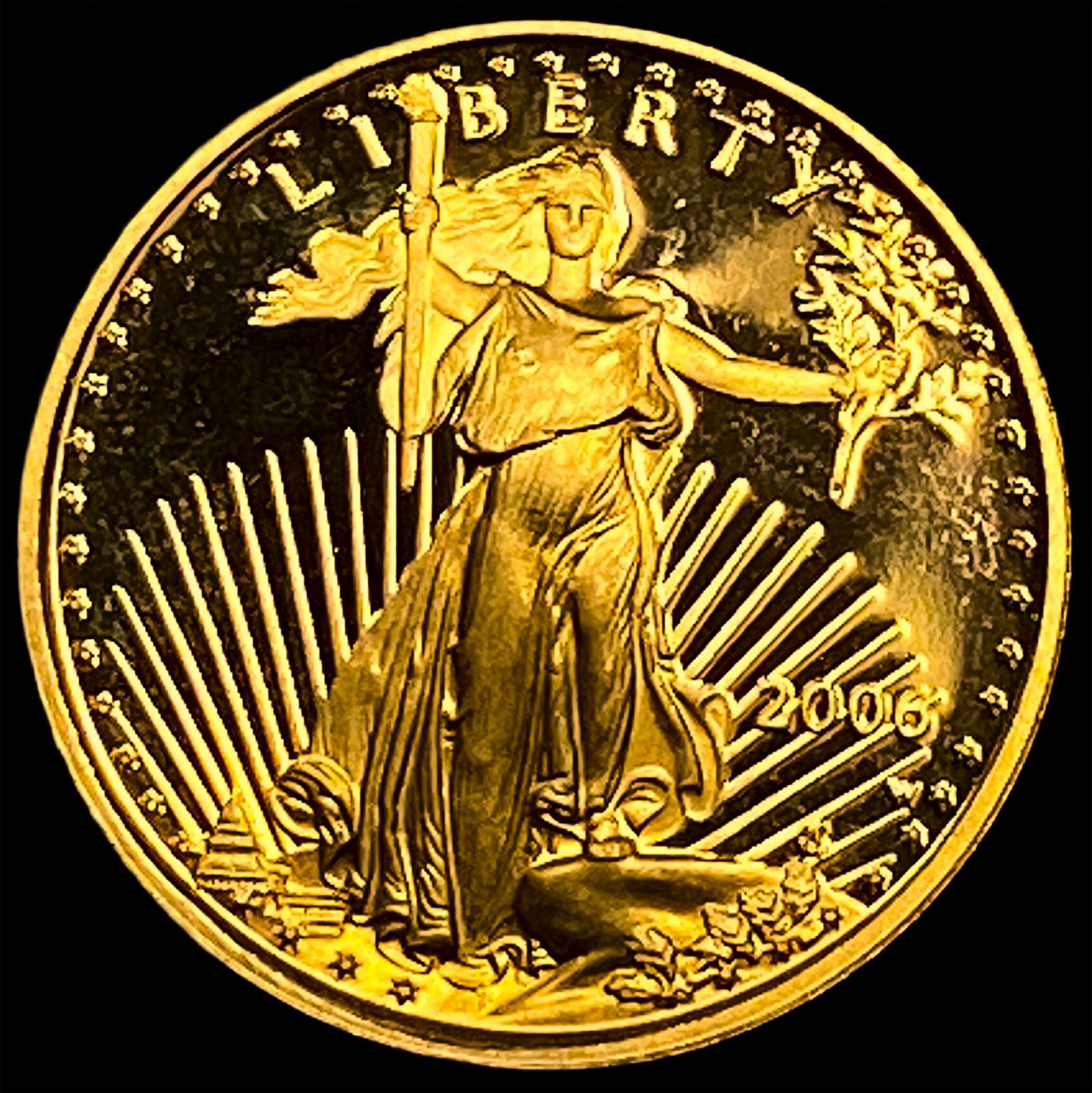 2006 1/10 oz Gold American Eagle $5 CHOICE PROOF (1 of 2)