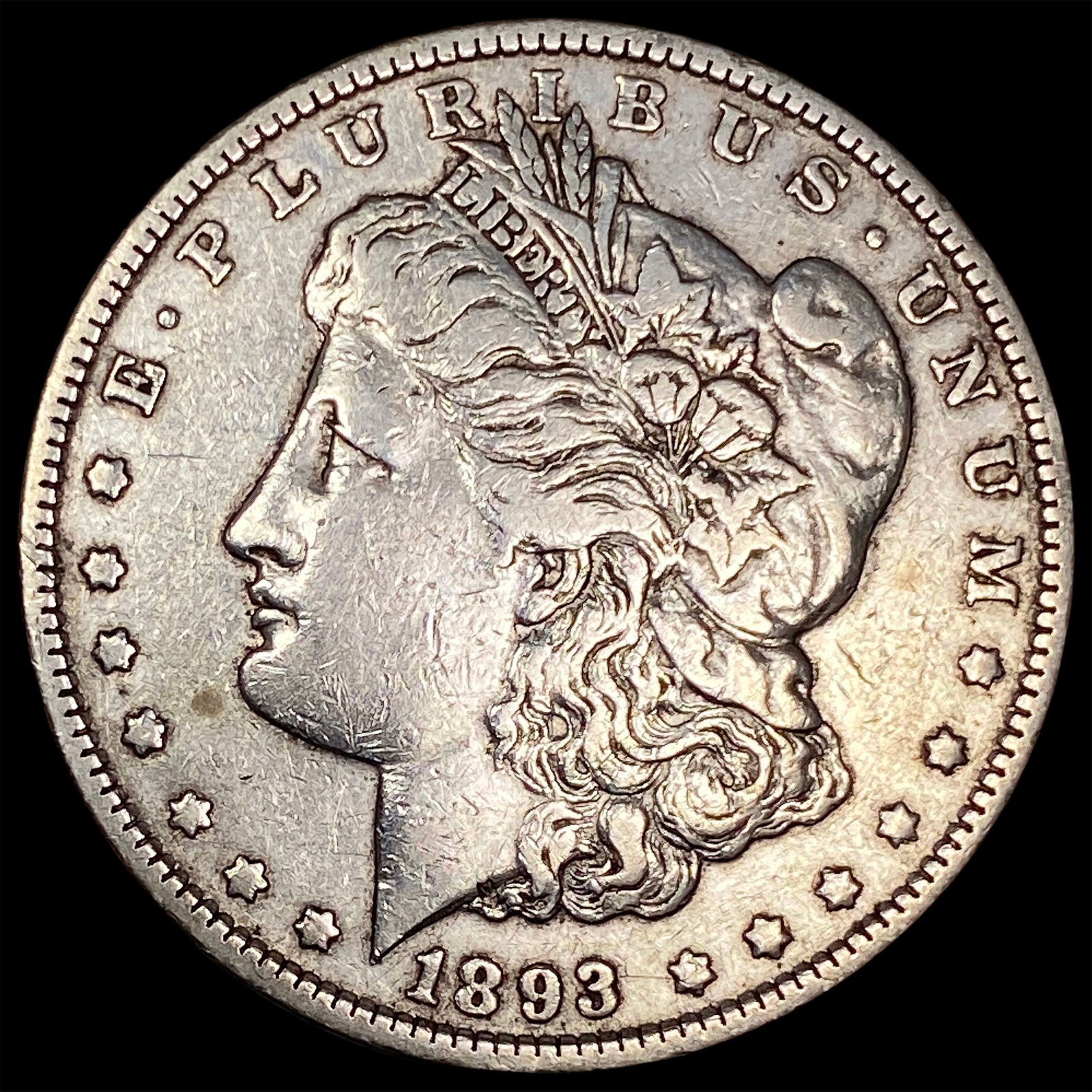 1893 Morgan Silver Dollar ABOUT UNCIRCULATED (1 of 2)