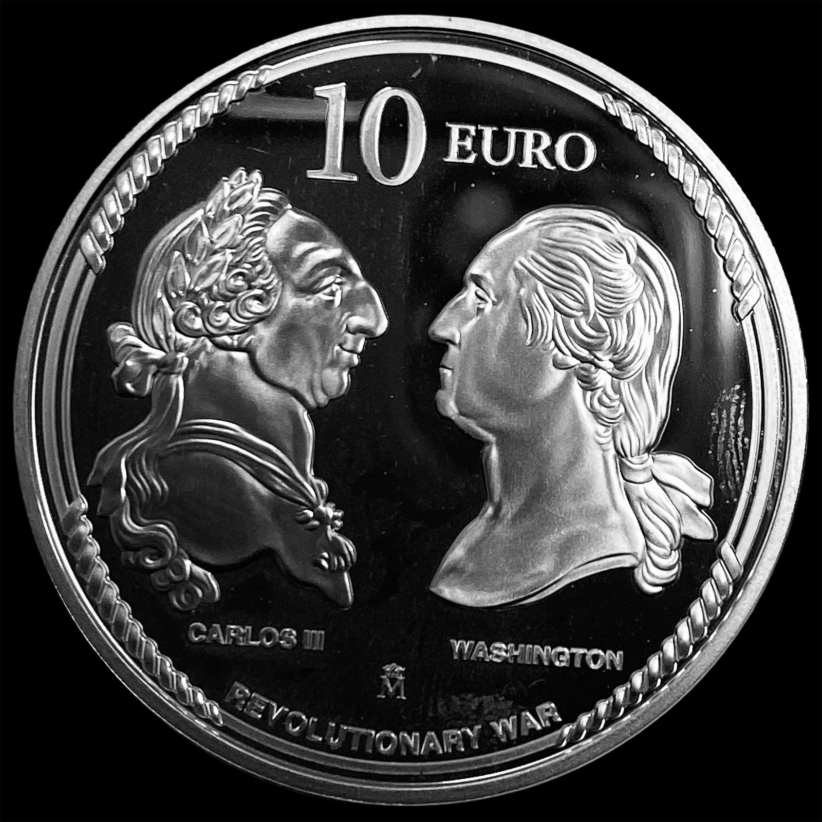 2025 Spain Silver 10 Euro Revolutionary War CHOICE PROOF: 2025 Spain Silver 10 Euro Revolutionary War CHOICE PROOF