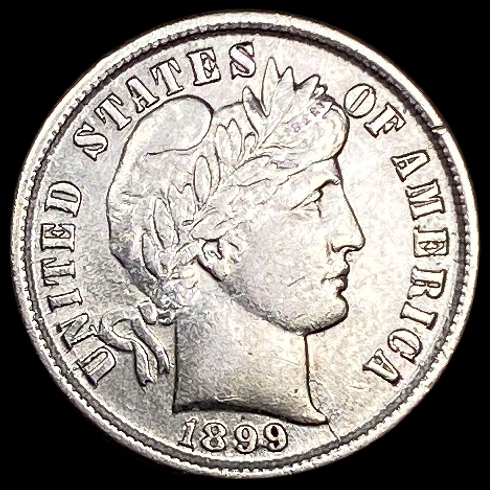 1899 Barber Dime CLOSELY UNCIRCULATED (1 of 2)