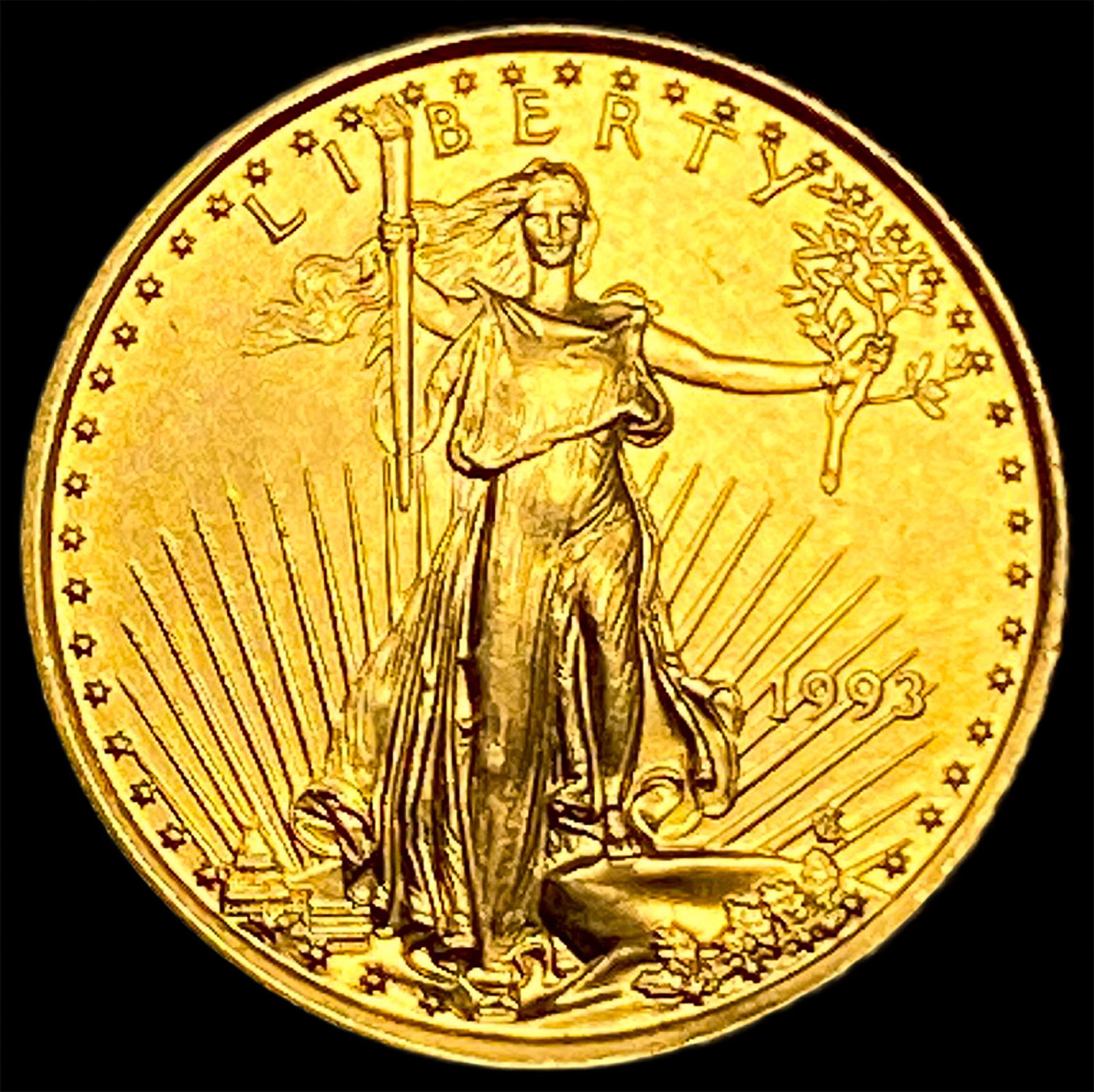 1993 1/10 oz Gold American Eagle $5 CHOICE PROOF (1 of 2)