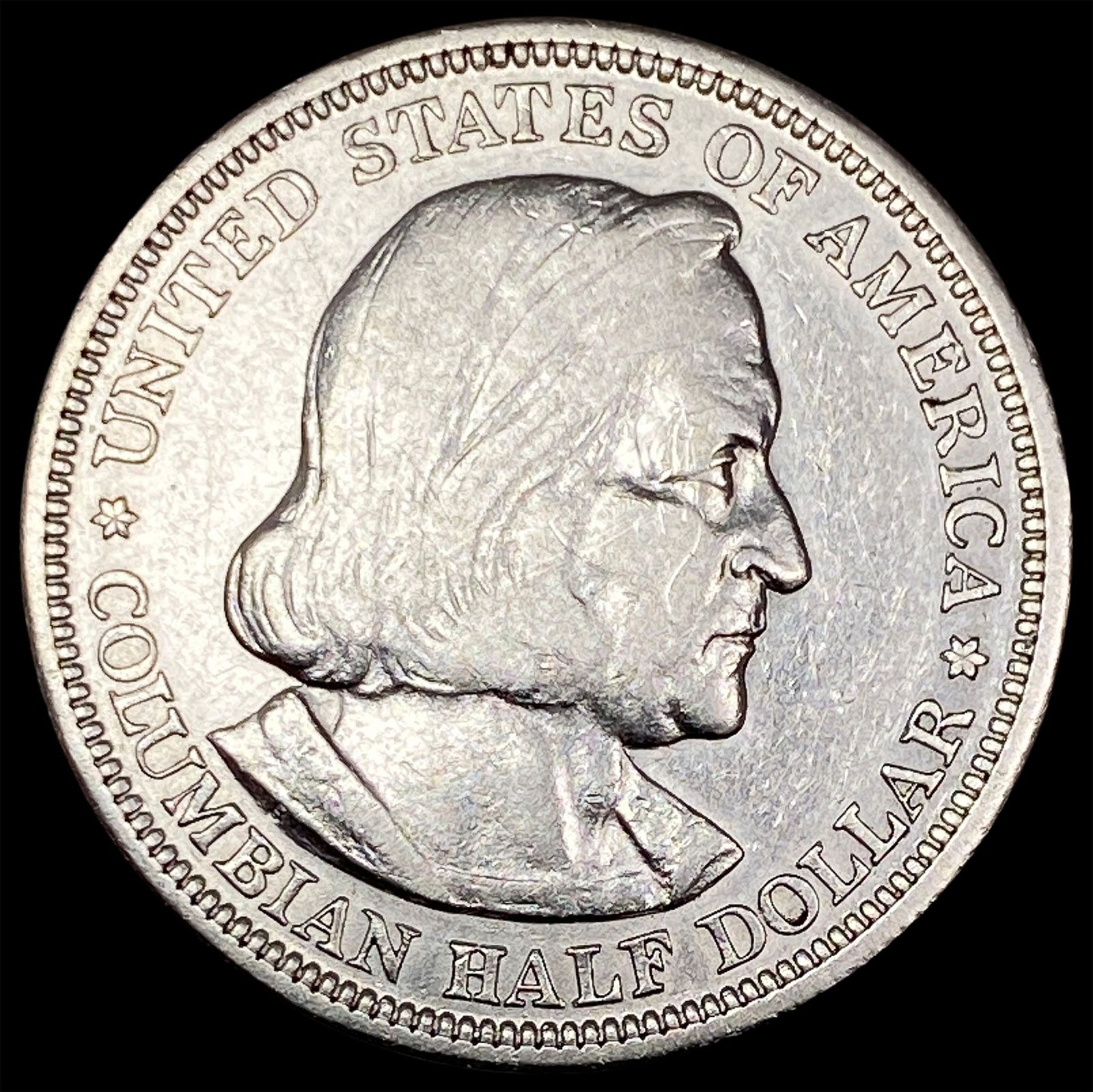 1893 Silver Columbian Half Dollar CLOSELY UNCIRCULATED (1 of 2)
