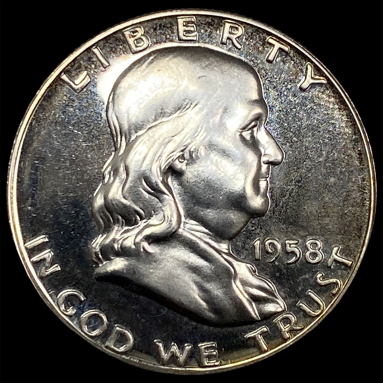 1958 Franklin Silver Half Dollar CHOICE PROOF (1 of 2)