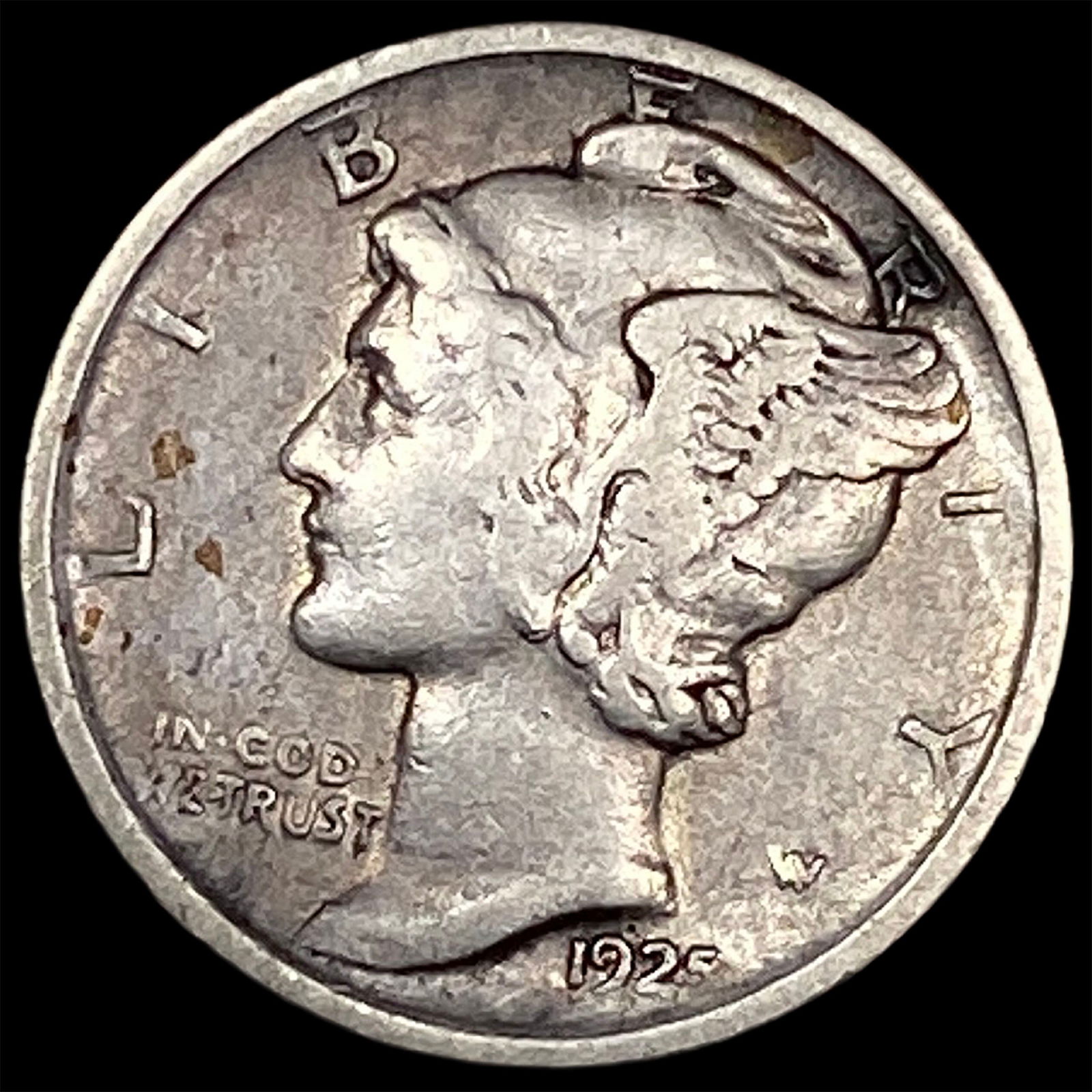 1925 Mercury Dime NEARLY UNCIRCULATED (1 of 2)