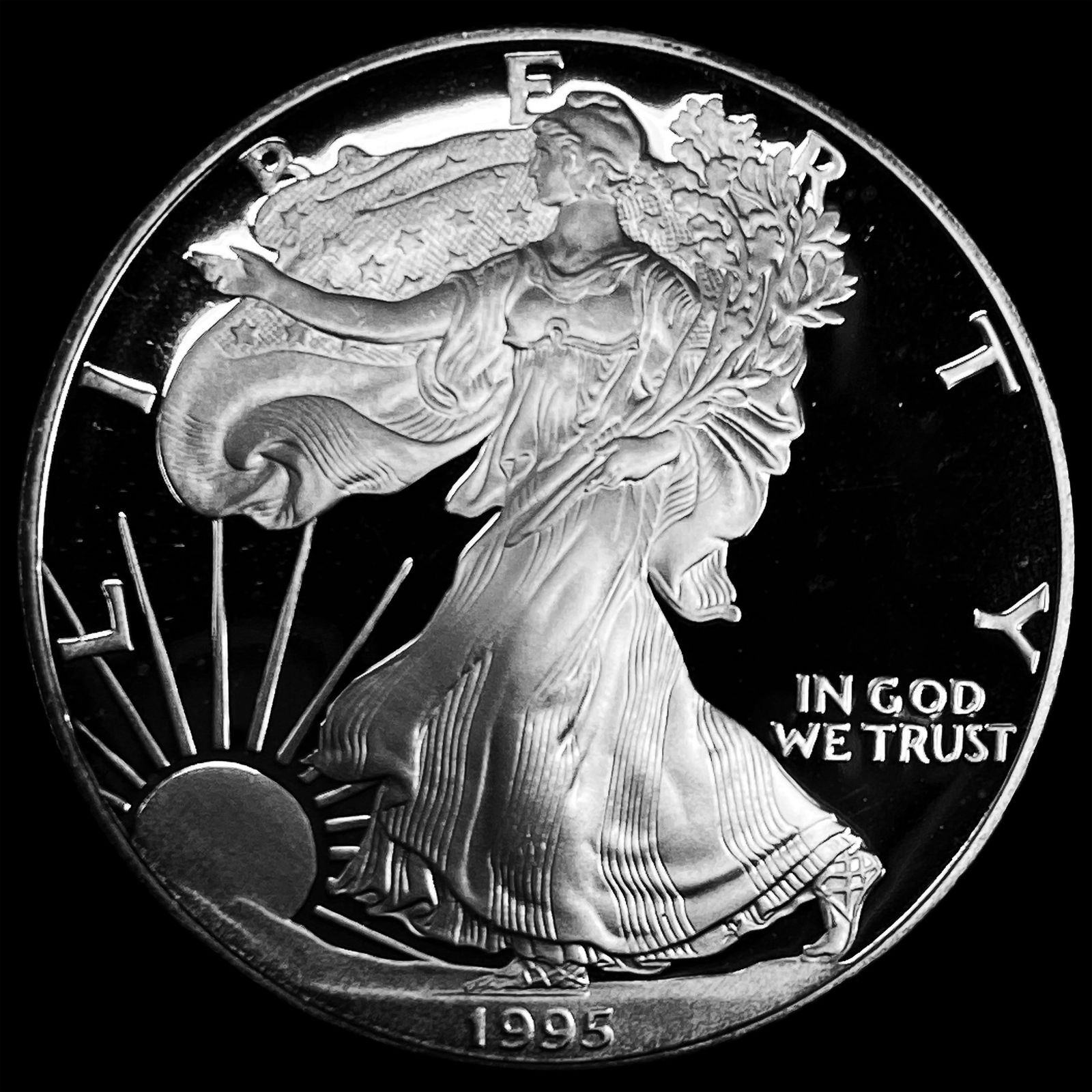 1995-P Silver American Eagle $1 CHOICE PROOF (1 of 2)