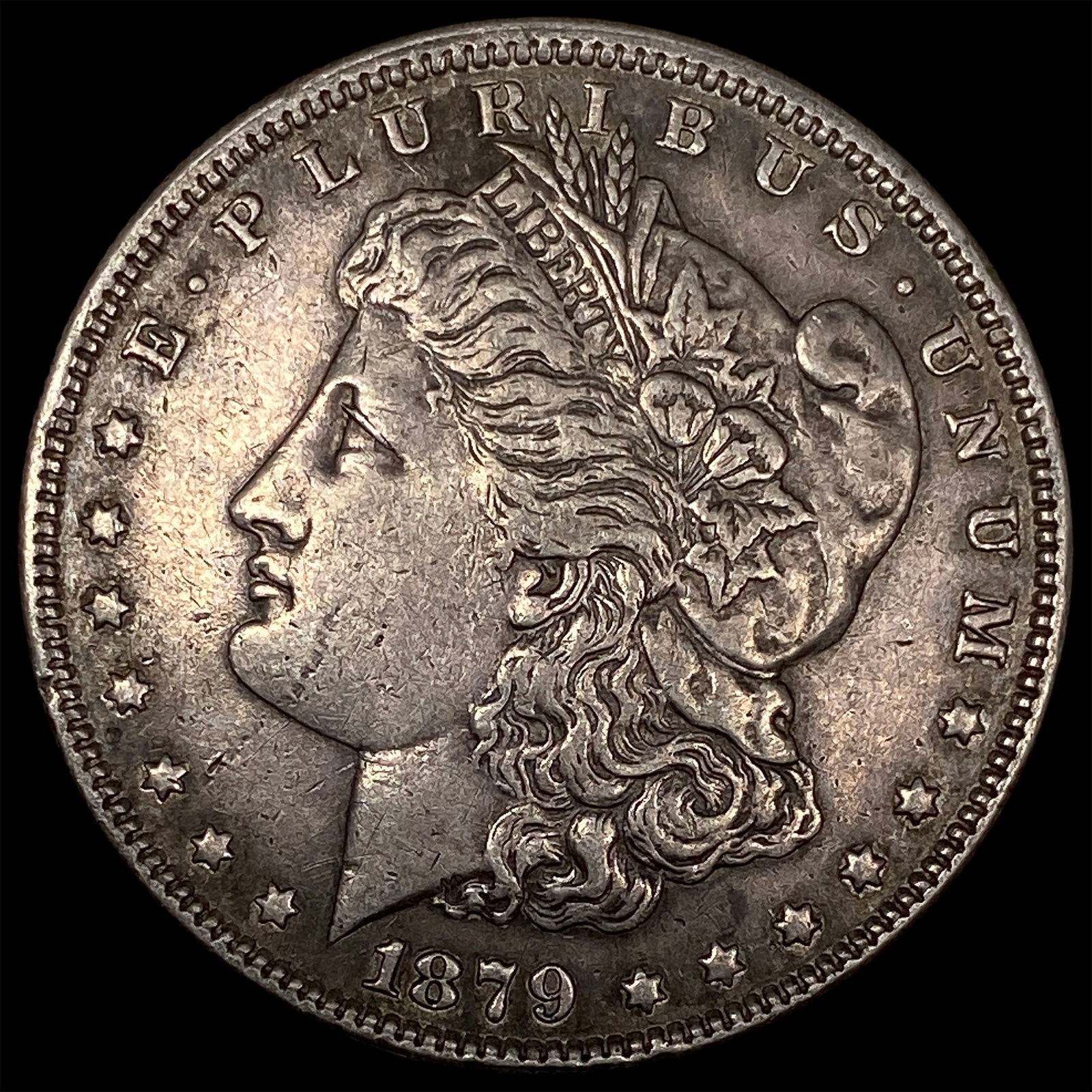1879-S Silver Morgan Dollar NEARLY UNCIRCULATED (1 of 2)