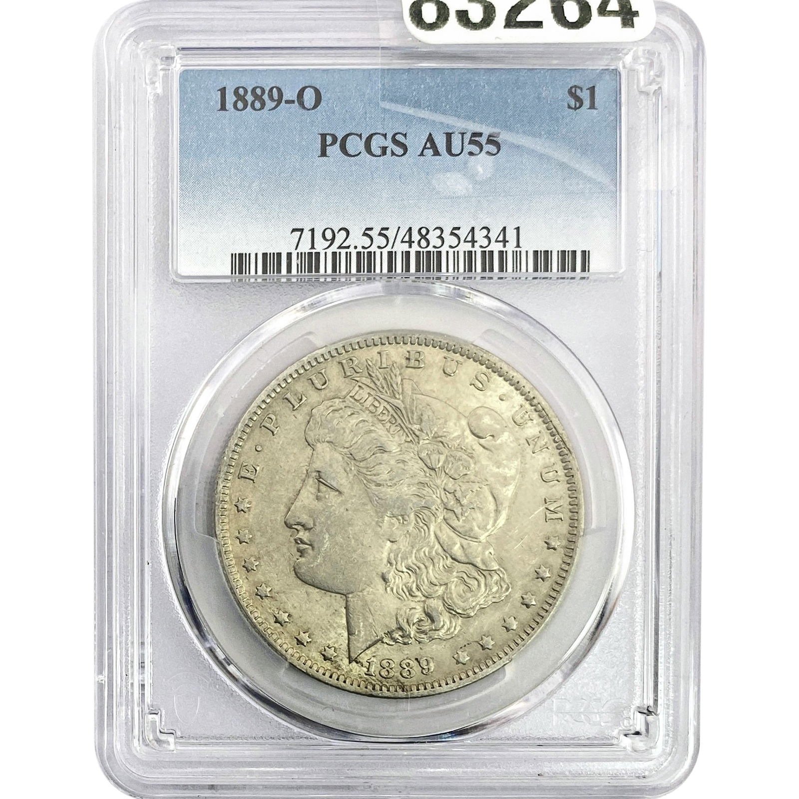 1889-O Morgan Silver Dollar PCGS AU55 (1 of 2)