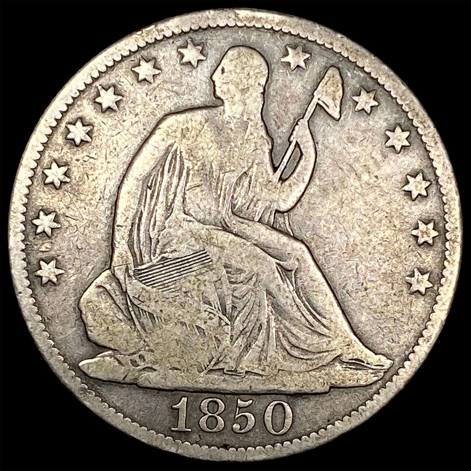 1850-O Silver Half Dollar NICELY CIRCULATED (1 of 2)