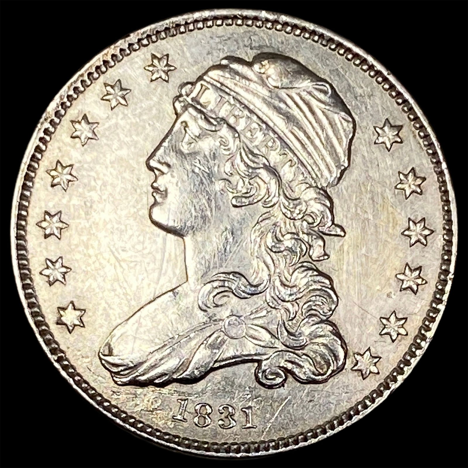 1831 Capped Bust Silver Quarter UNCIRCULATED (1 of 2)