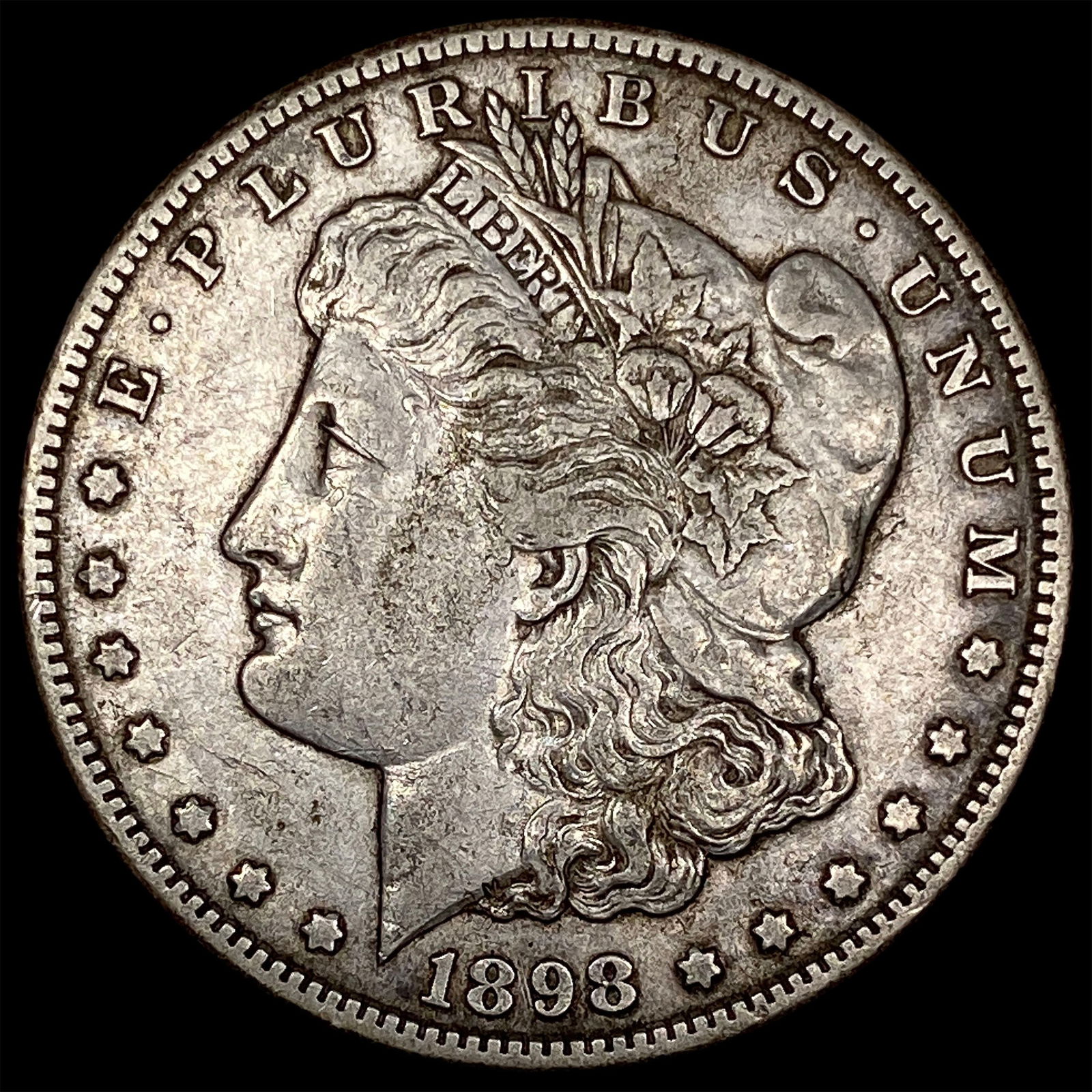 1898-S Silver Morgan Dollar NEARLY UNCIRCULATED: 1898-S Silver Morgan Dollar NEARLY UNCIRCULATED