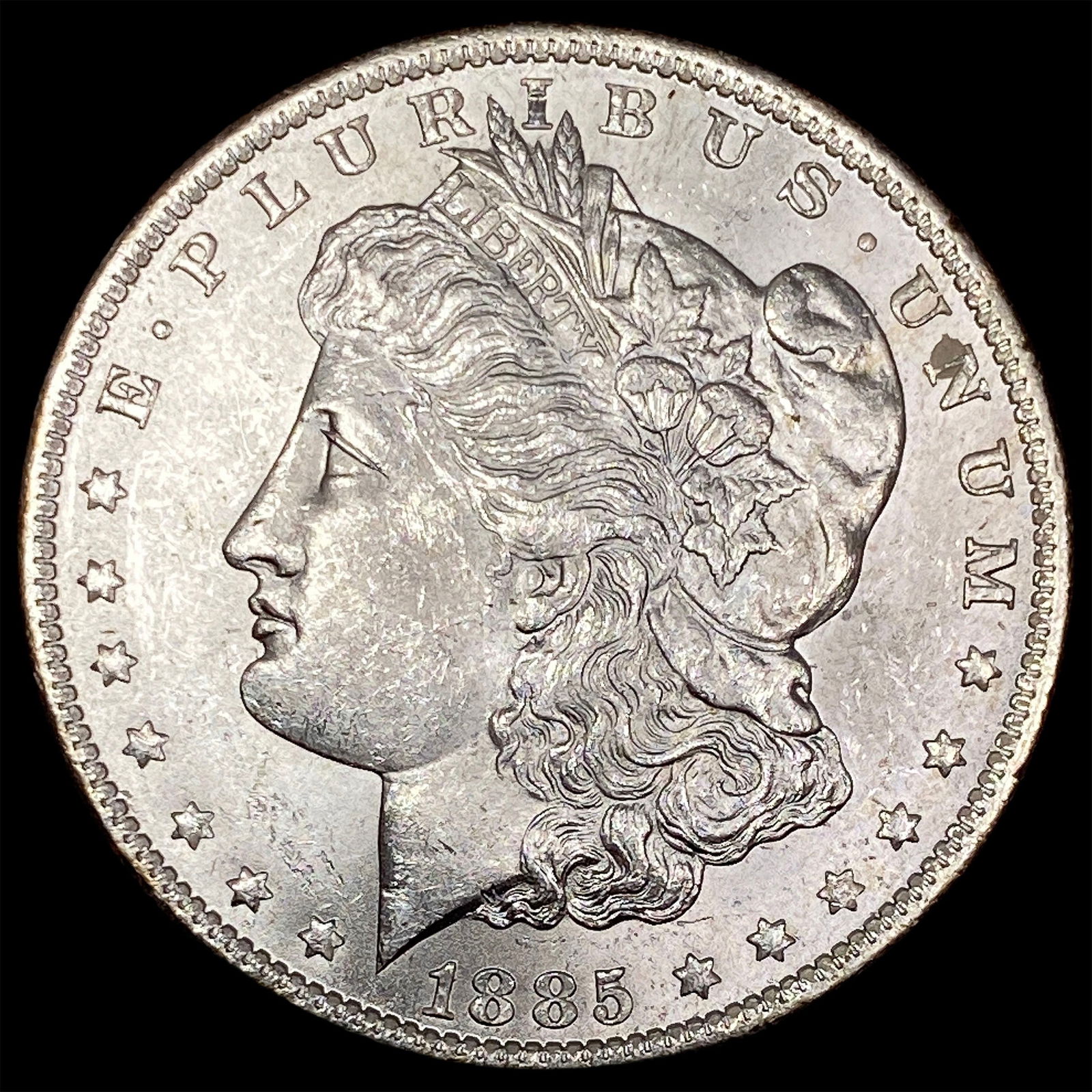 1885 Silver Morgan Dollar UNCIRCULATED: 1885 Silver Morgan Dollar UNCIRCULATED