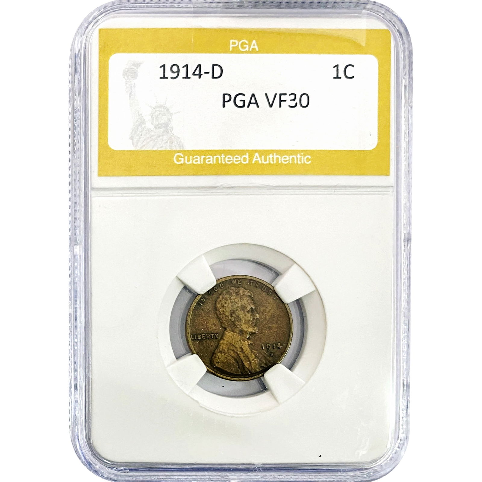 1914-D Wheat Cent PGA VF30 (1 of 2)