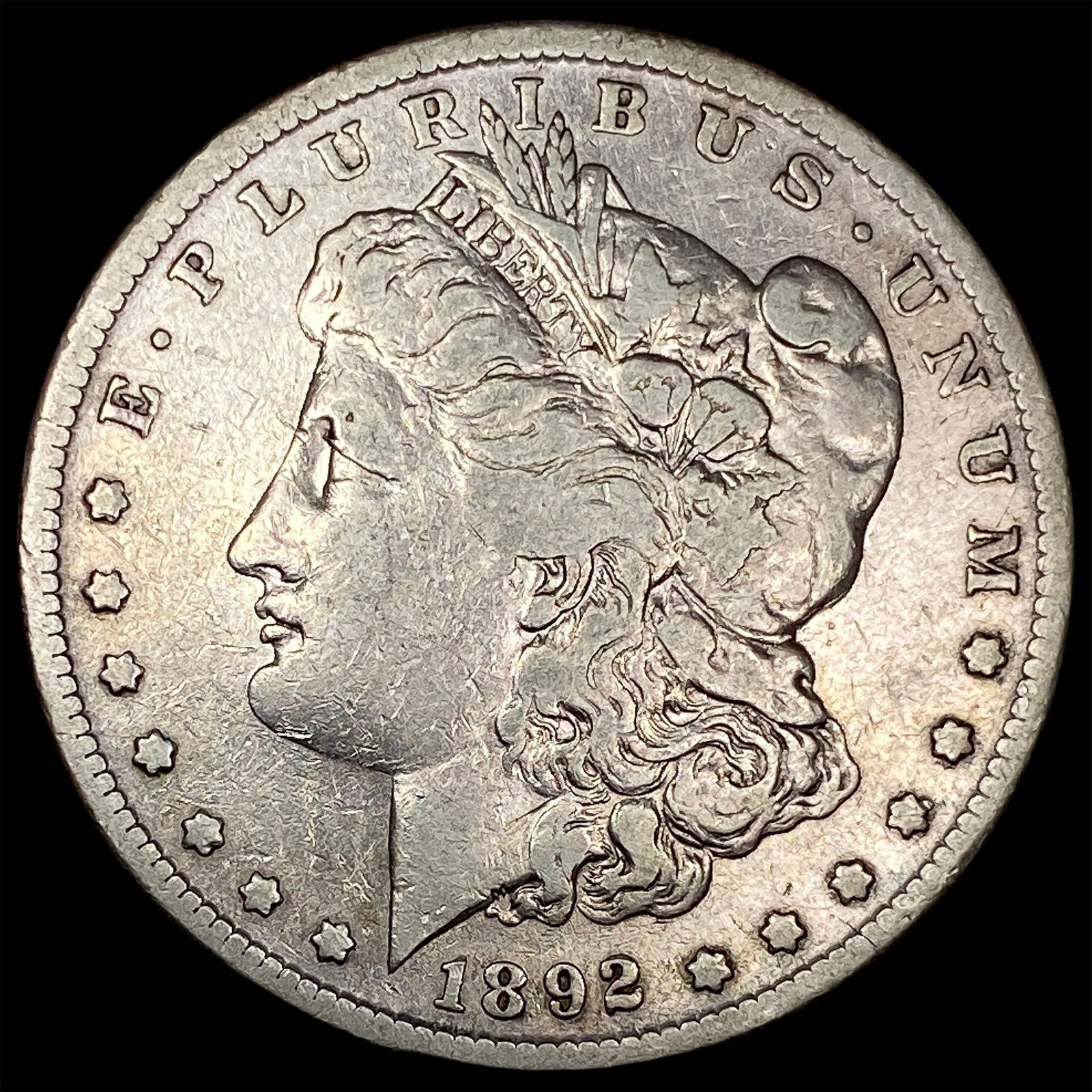 1892-S Silver Morgan Dollar LIGHTLY CIRCULATED: 1892-S Silver Morgan Dollar LIGHTLY CIRCULATED