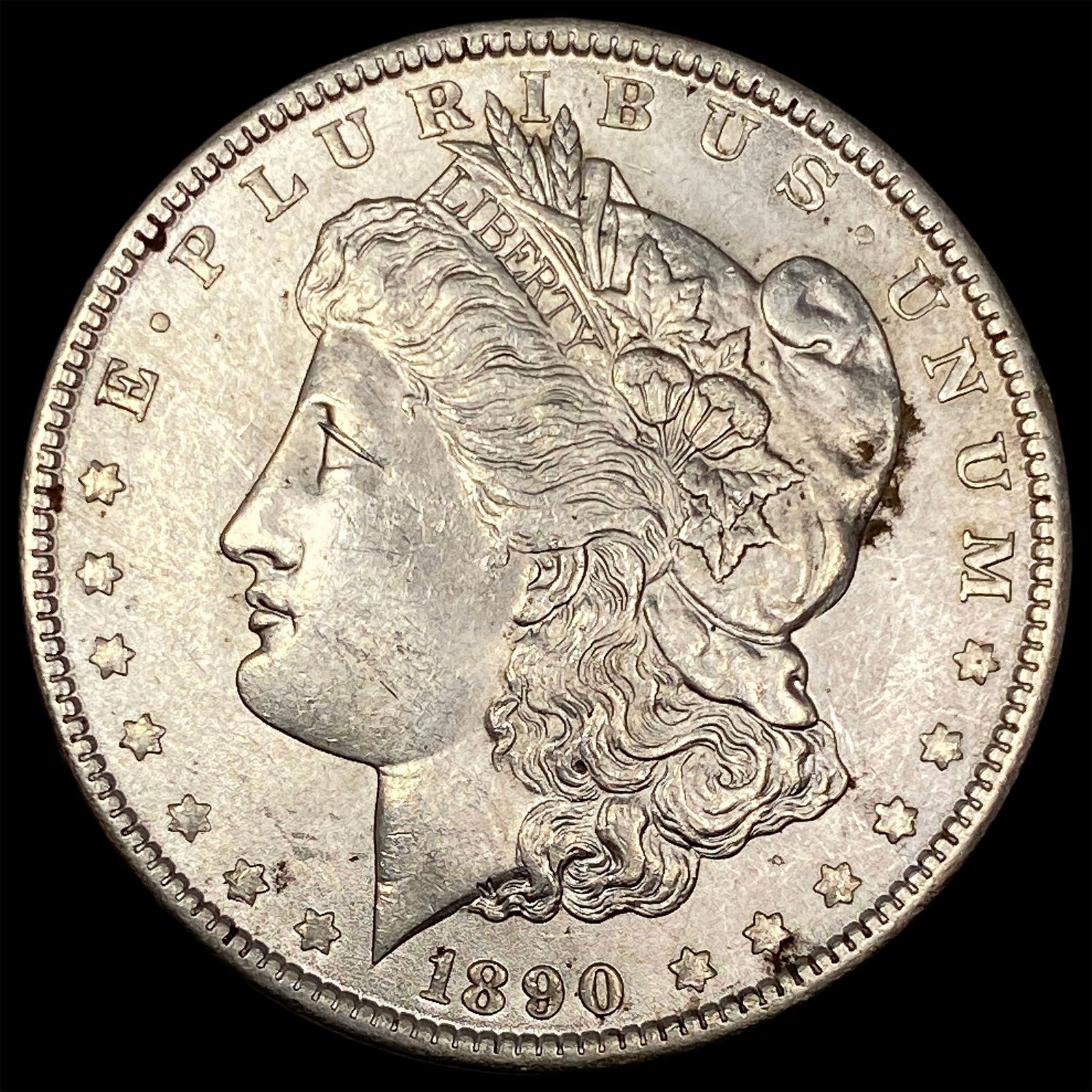 1890 Silver Morgan Dollar UNCIRCULATED: 1890 Silver Morgan Dollar UNCIRCULATED