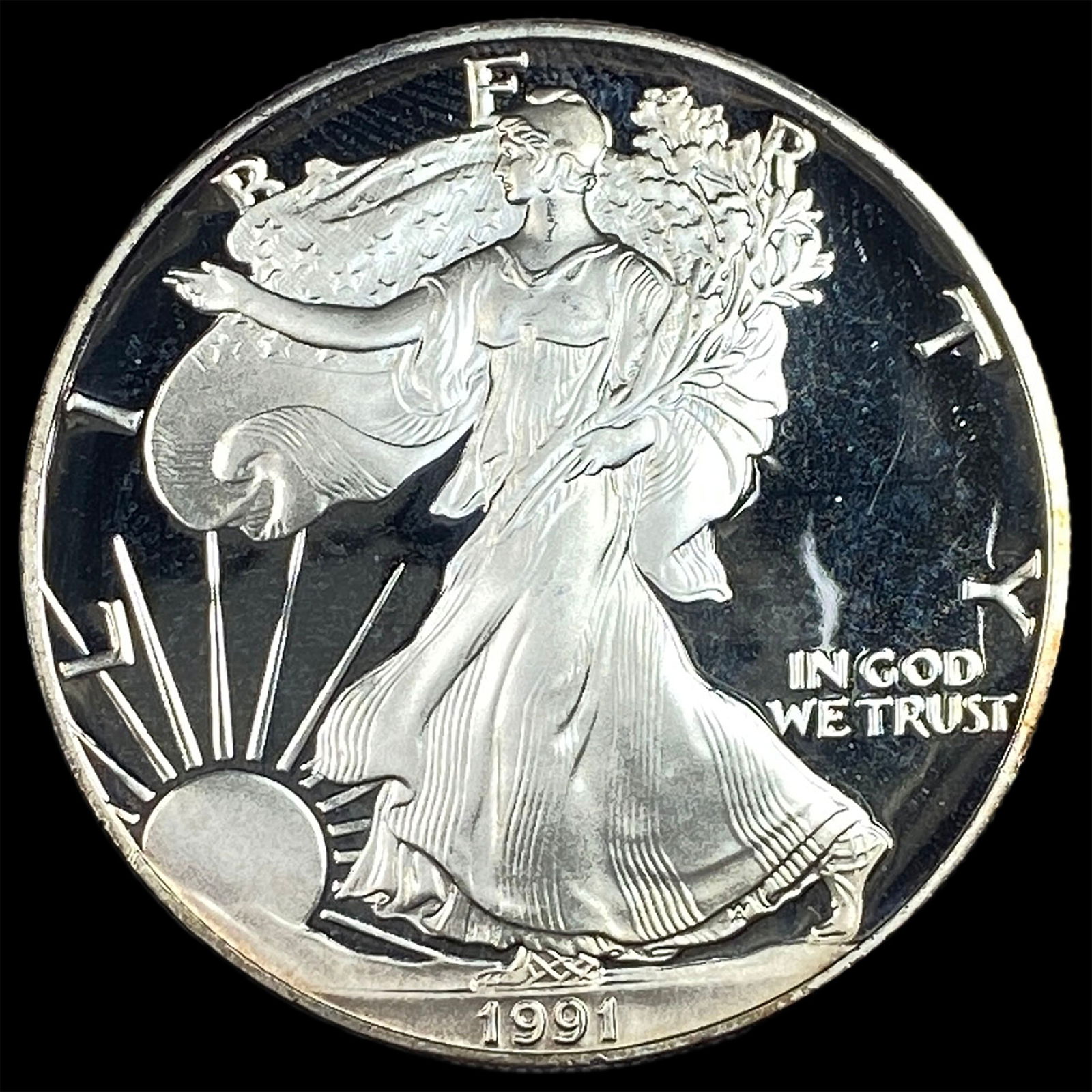 1991-S Silver American Eagle Proof $1 CHOICE PROOF (1 of 2)