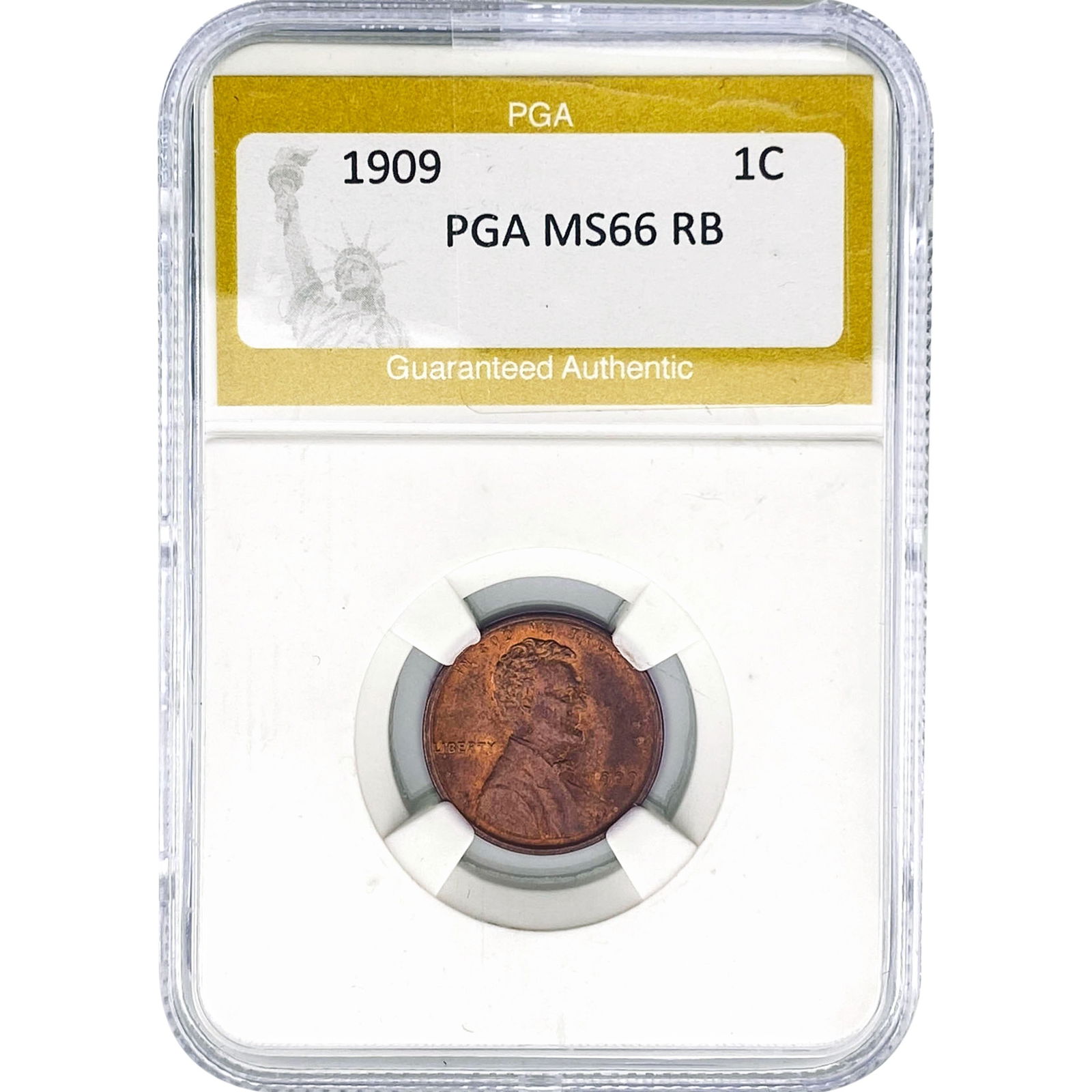 1909 Wheat Cent PGA MS66 RB (1 of 2)