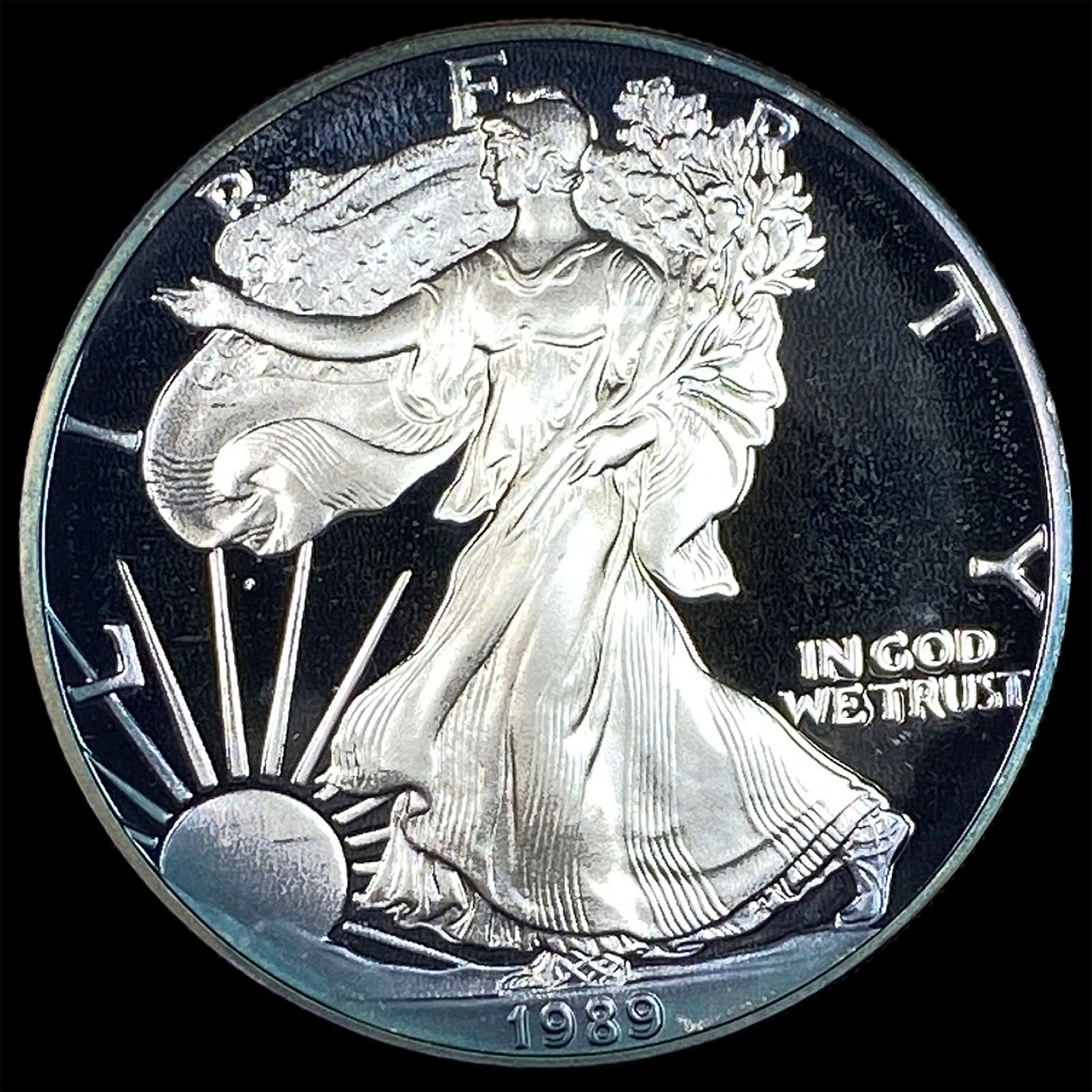 1989-S Silver American Eagle Proof CHOICE PROOF (1 of 2)