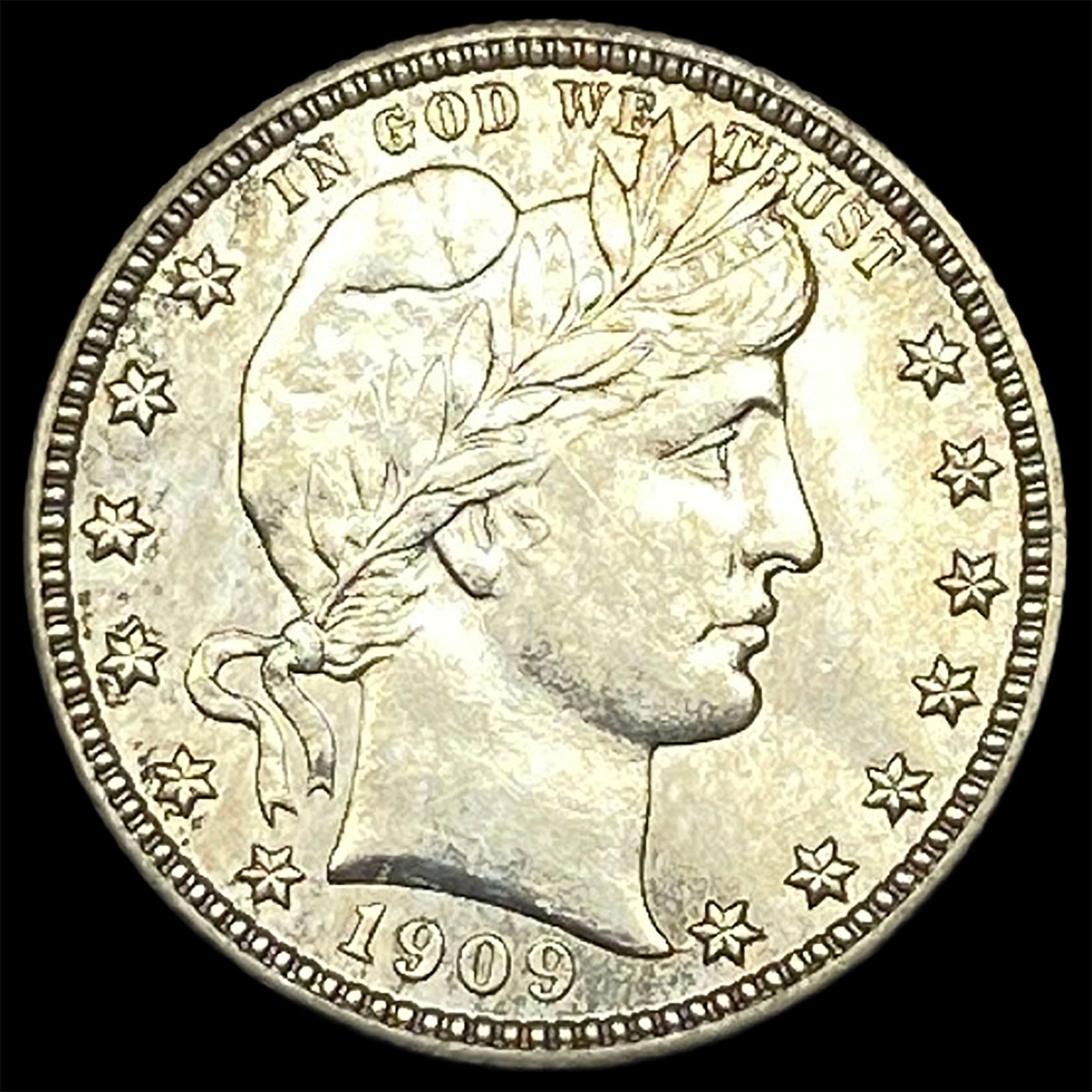 1909 Barber Silver Quarter UNCIRCULATED (1 of 2)