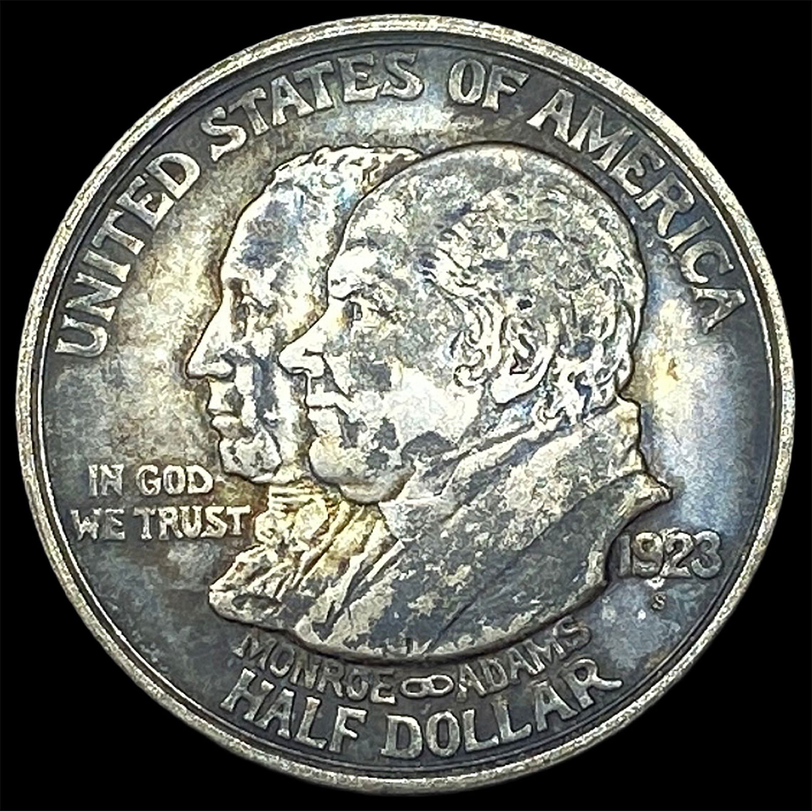 1923-S Silver Half Dollar Monroe Doctrine CLOSELY UNCIRCULATED (1 of 2)