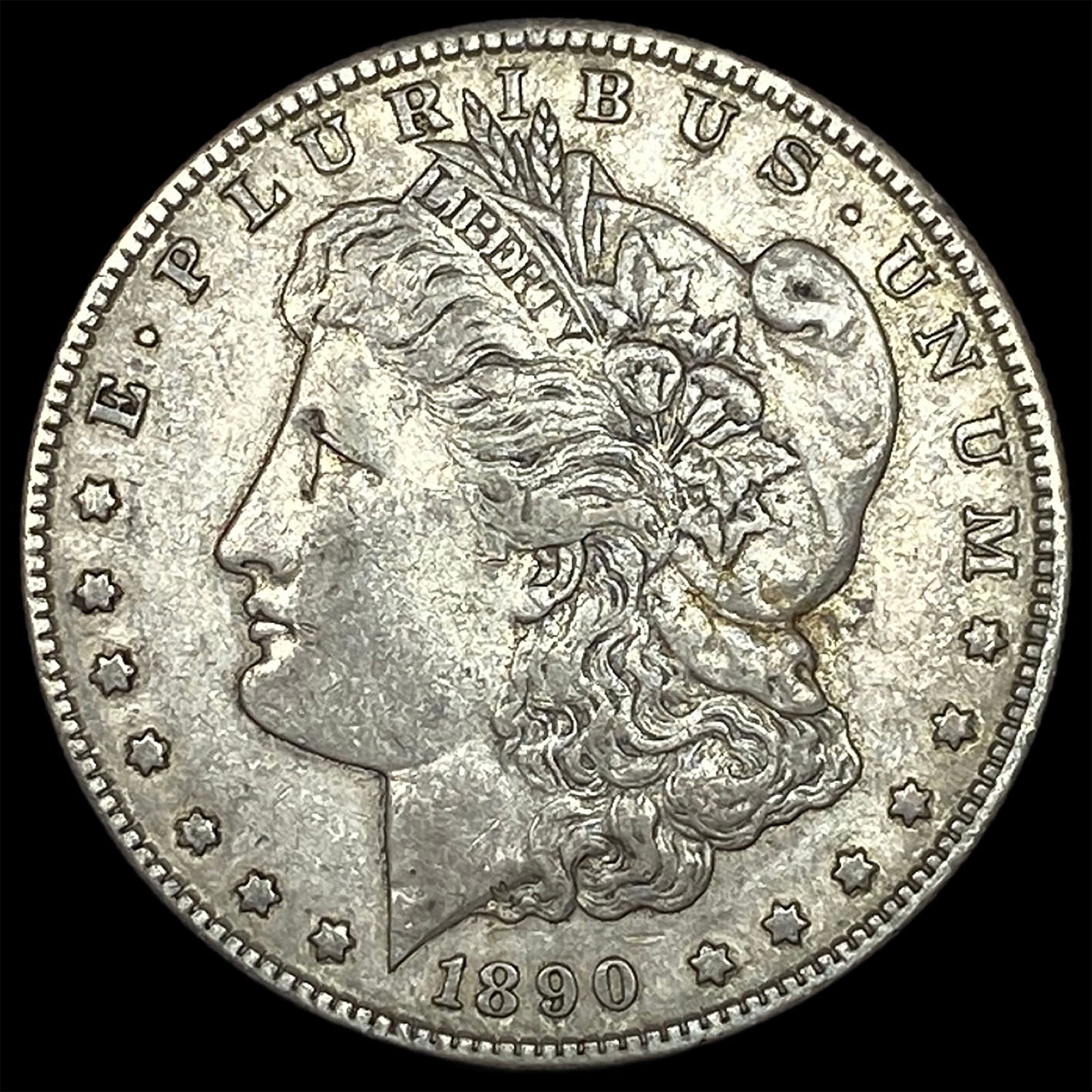 1890-S Silver Morgan Dollar CLOSELY UNCIRCULATED (1 of 2)