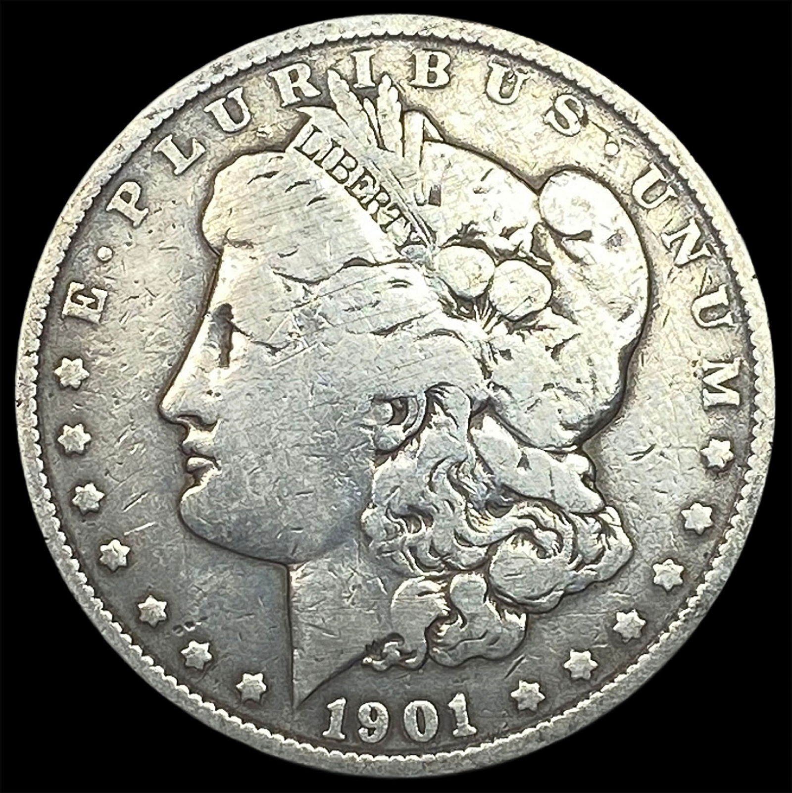 1901 Silver Morgan Dollar LIGHTLY CIRCULATED: 1901 Silver Morgan Dollar LIGHTLY CIRCULATED